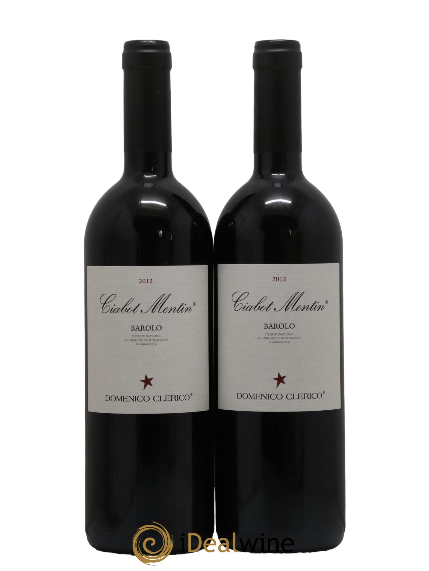 Barolo DOCG Ciabot Mentin Ginestra Domenico Clerico 2012 - Lot de 2 bouteilles - 0