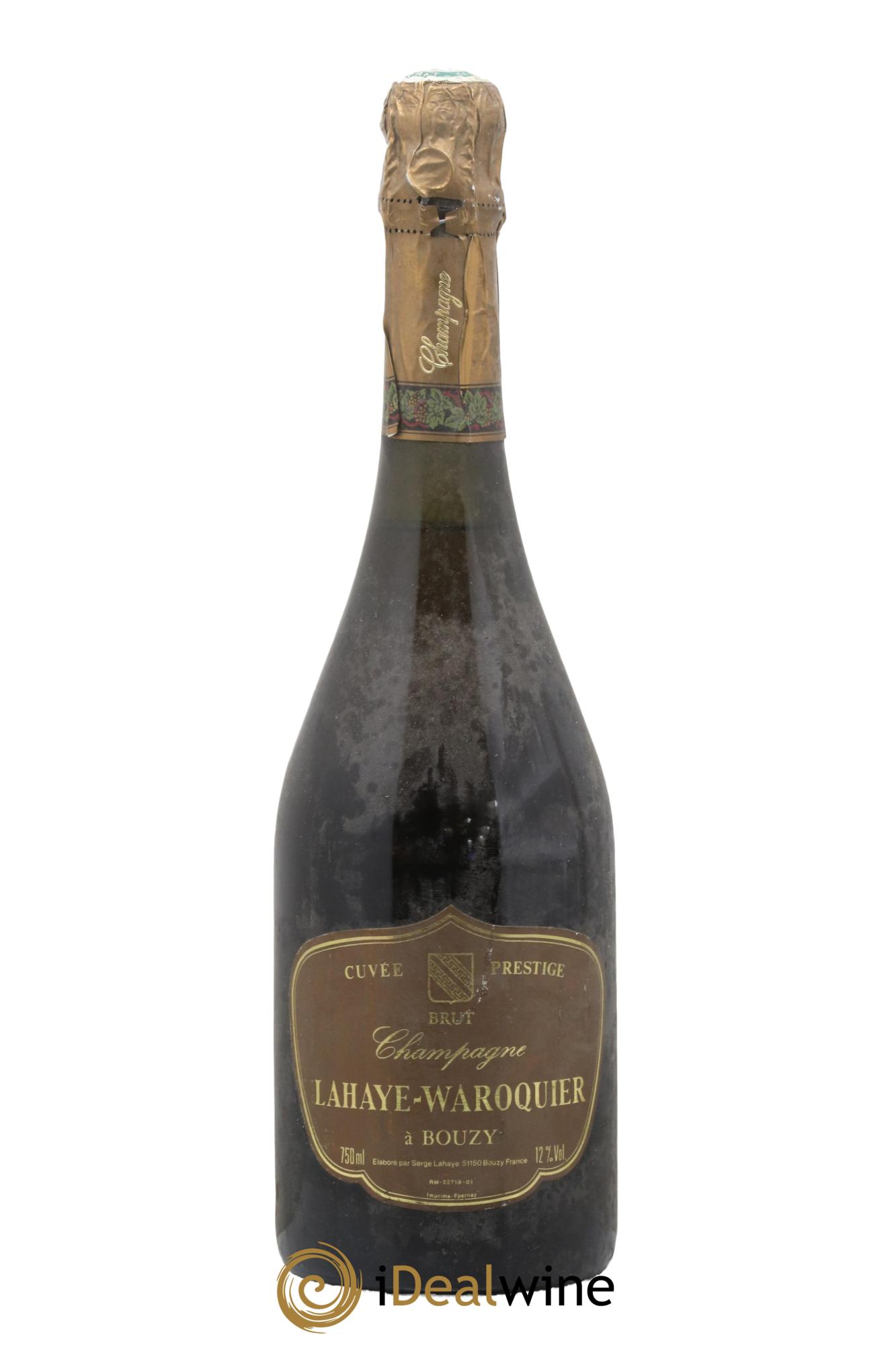 Champagne Cuvée Prestige Lahaye-Waroquier - Lot de 1 bouteille - 0