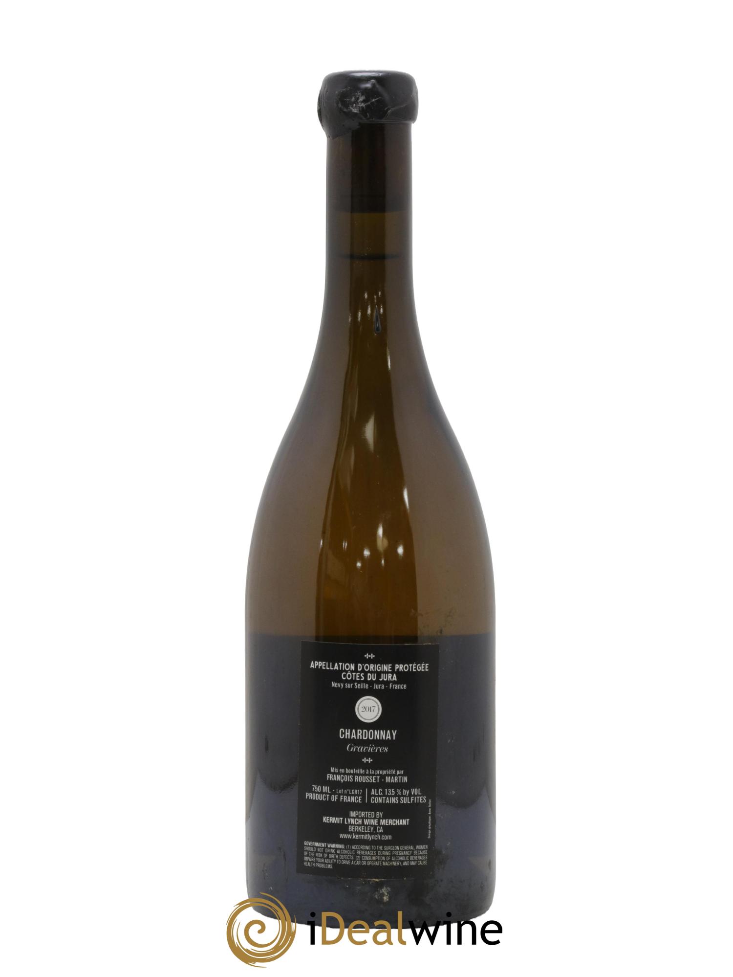 Vin de France Gravières François Rousset Martin 2017 - Lot de 1 bouteille - 1