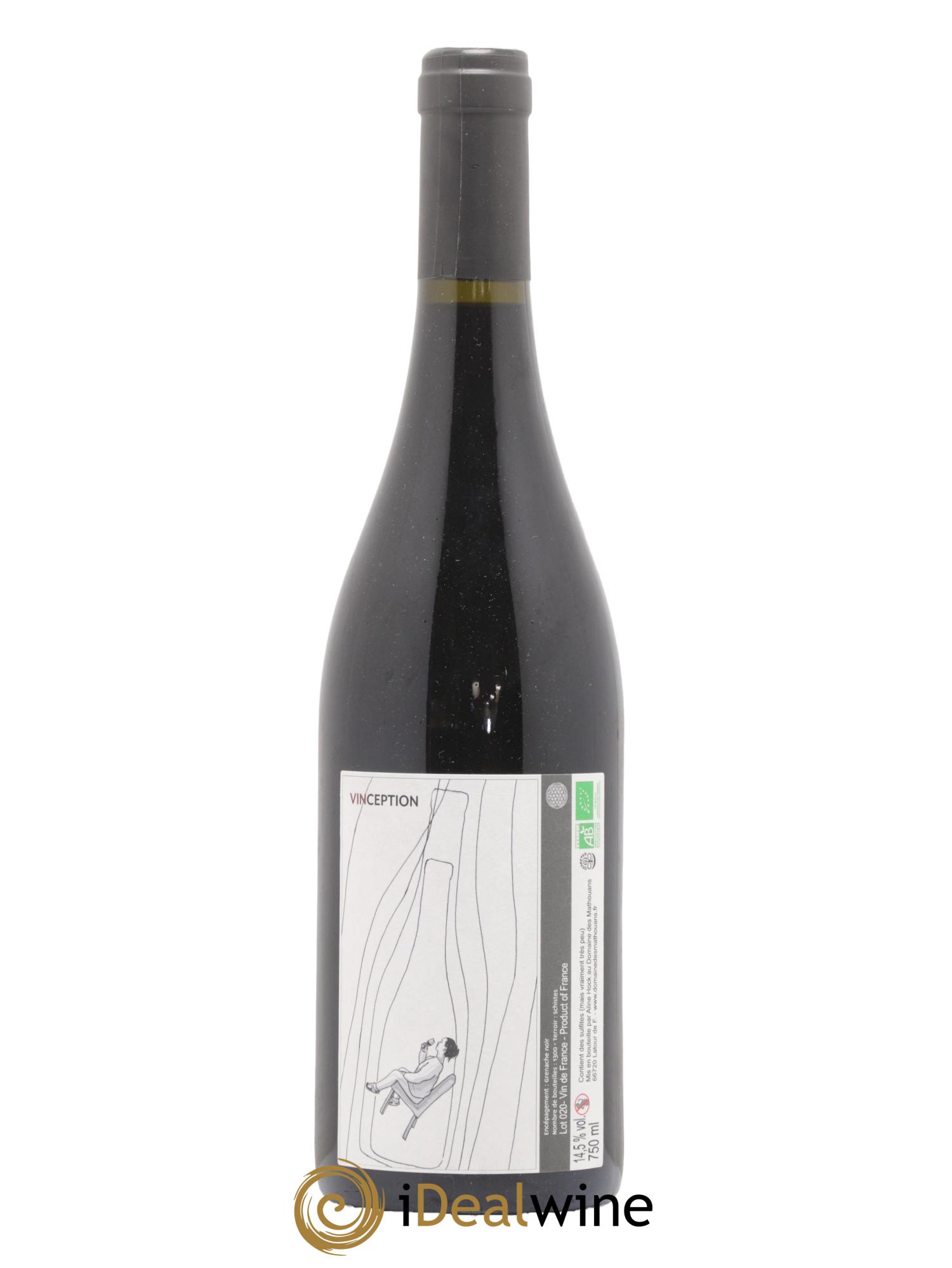 Vin de France Vinception Domaine des Mathouans 2020 - Lot de 1 bouteille - 0