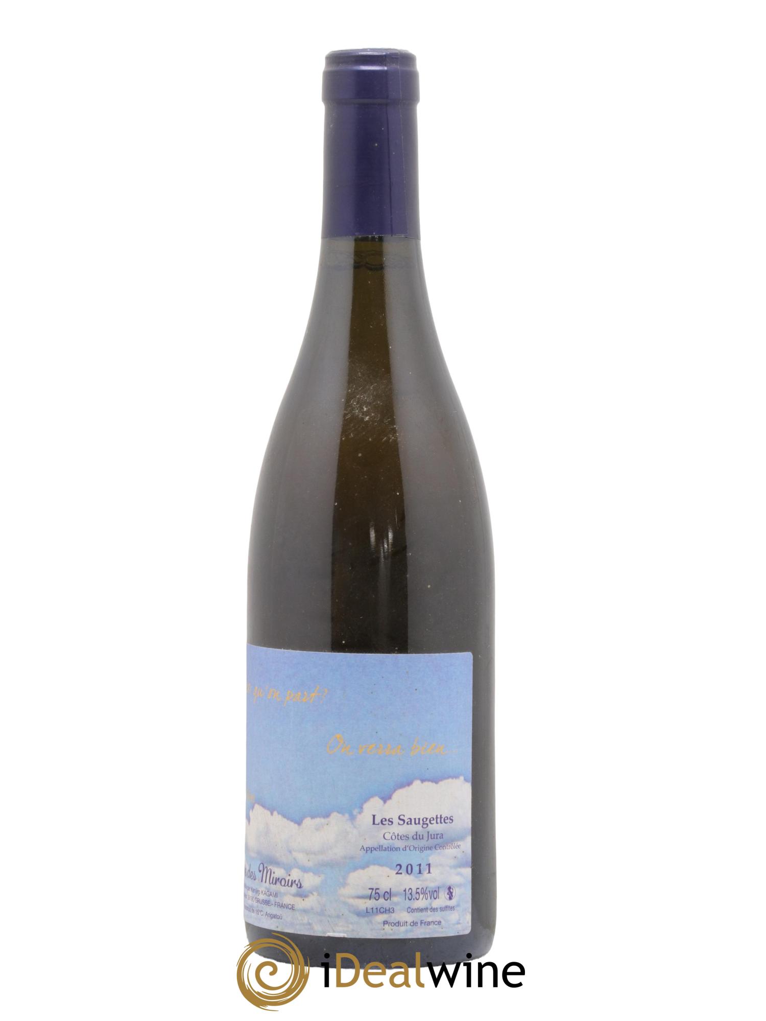 Côtes du Jura Où est-ce qu'on part On verra bien Kenjiro Kagami - Domaine des Miroirs 2011 - Lot of 1 bottle - 1