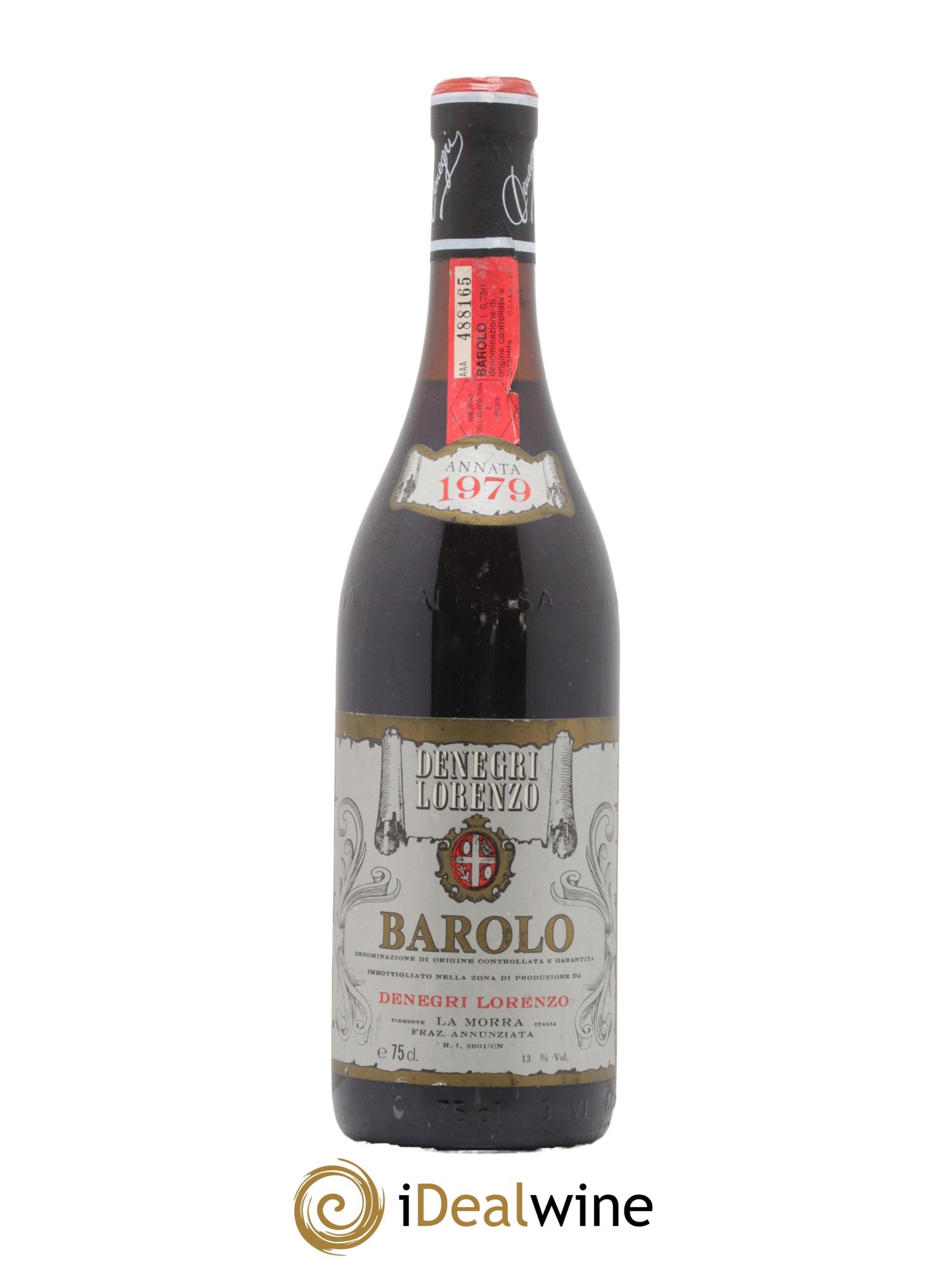 Barolo Denegri 1979 - Posten von 1 Flasche - 0