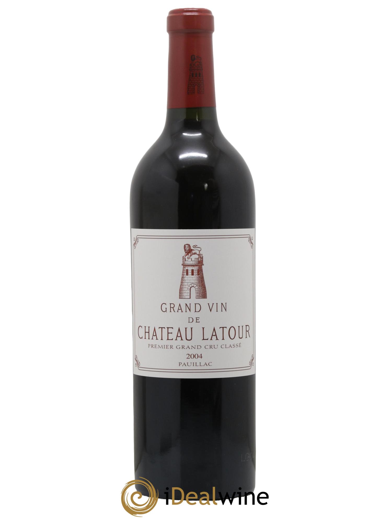 Château Latour 1er Grand Cru Classé 2004 - Lot de 1 bouteille - 0