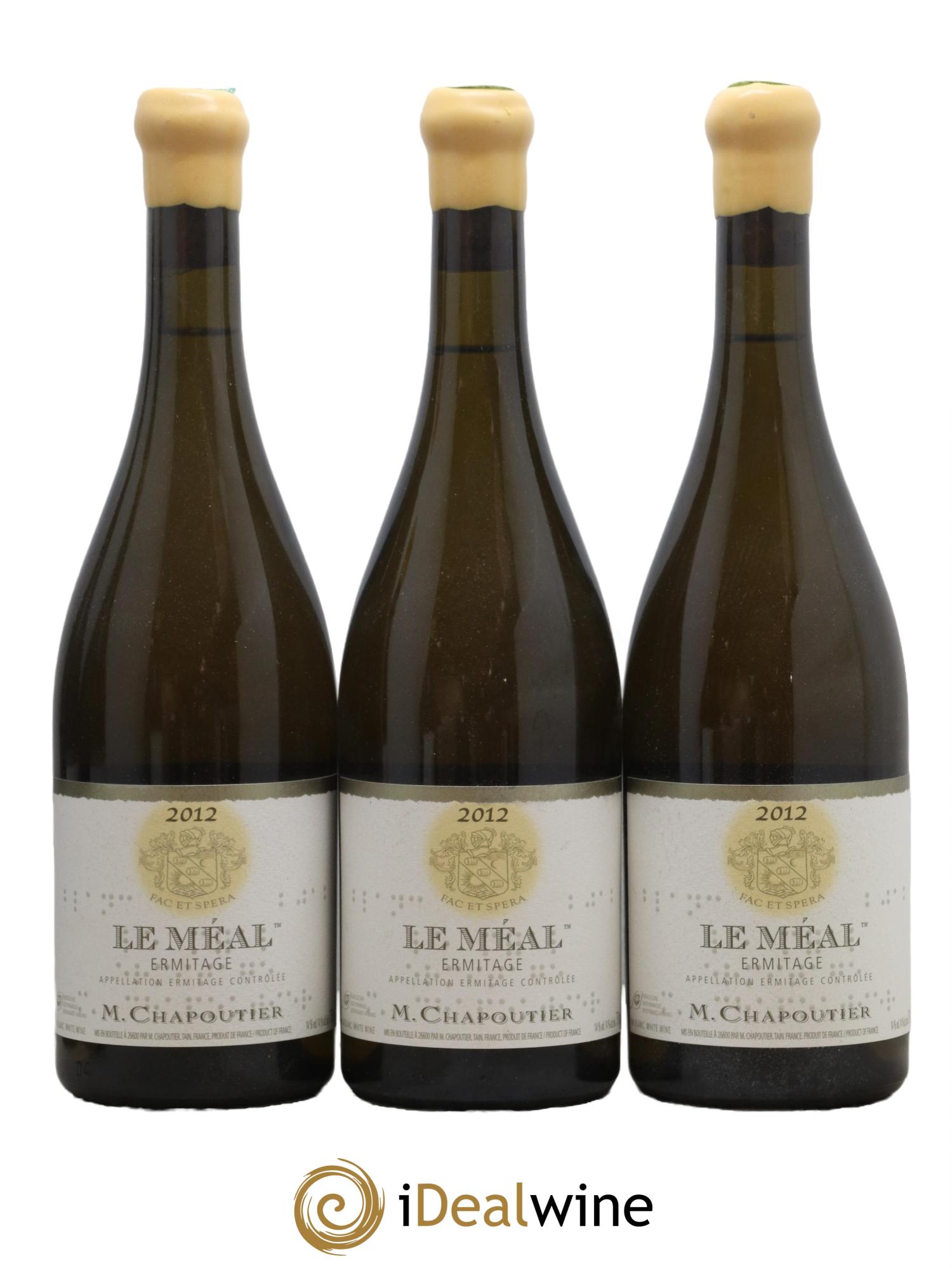 Hermitage Ermitage Le Méal Chapoutier 2012 - Lot of 6 bottles - 1
