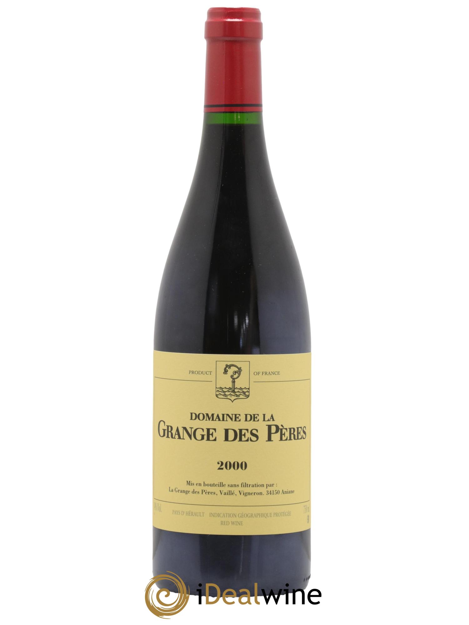 Pays d'Hérault Grange des Pères Laurent Vaillé 2000 - Lot de 1 bouteille - 0