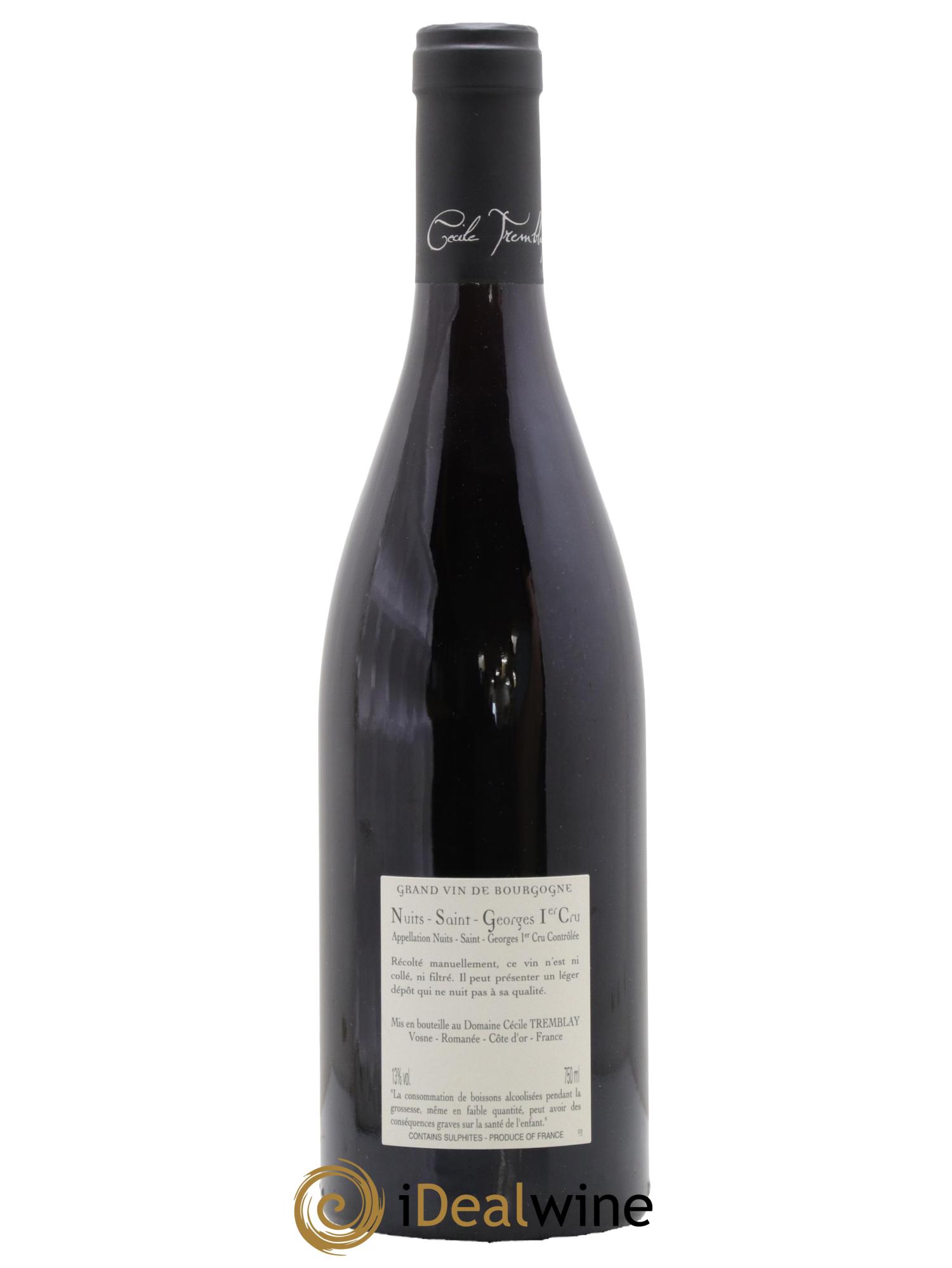 Nuits-Saint-Georges 1er Cru Les Murgers Cécile Tremblay 2017 - Lot of 1 bottle - 1