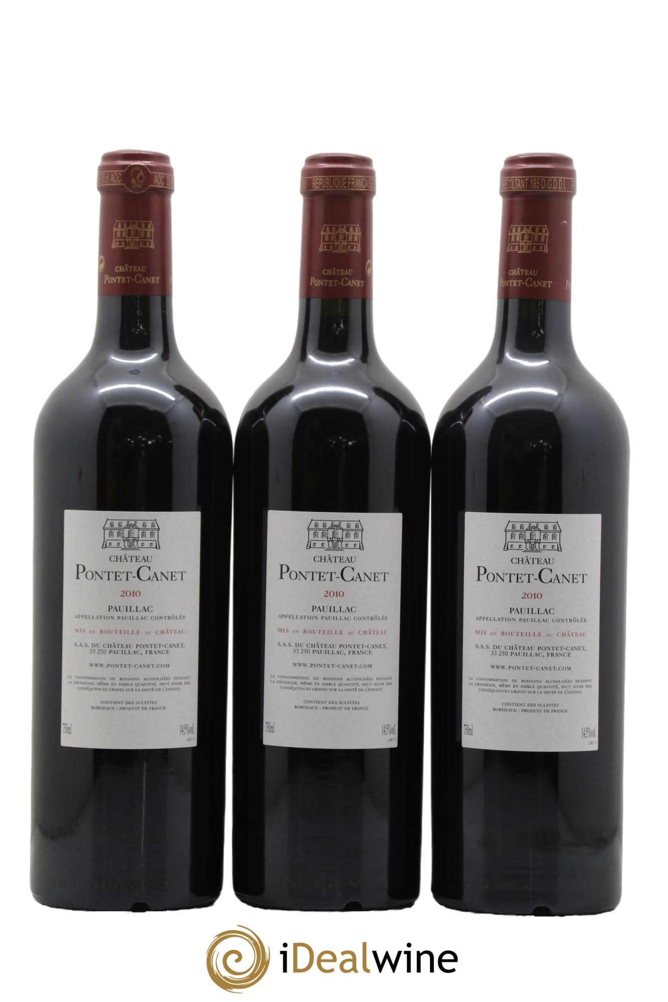 Château Pontet Canet 5ème Grand Cru Classé 2010 - Lot of 6 bottles - 2