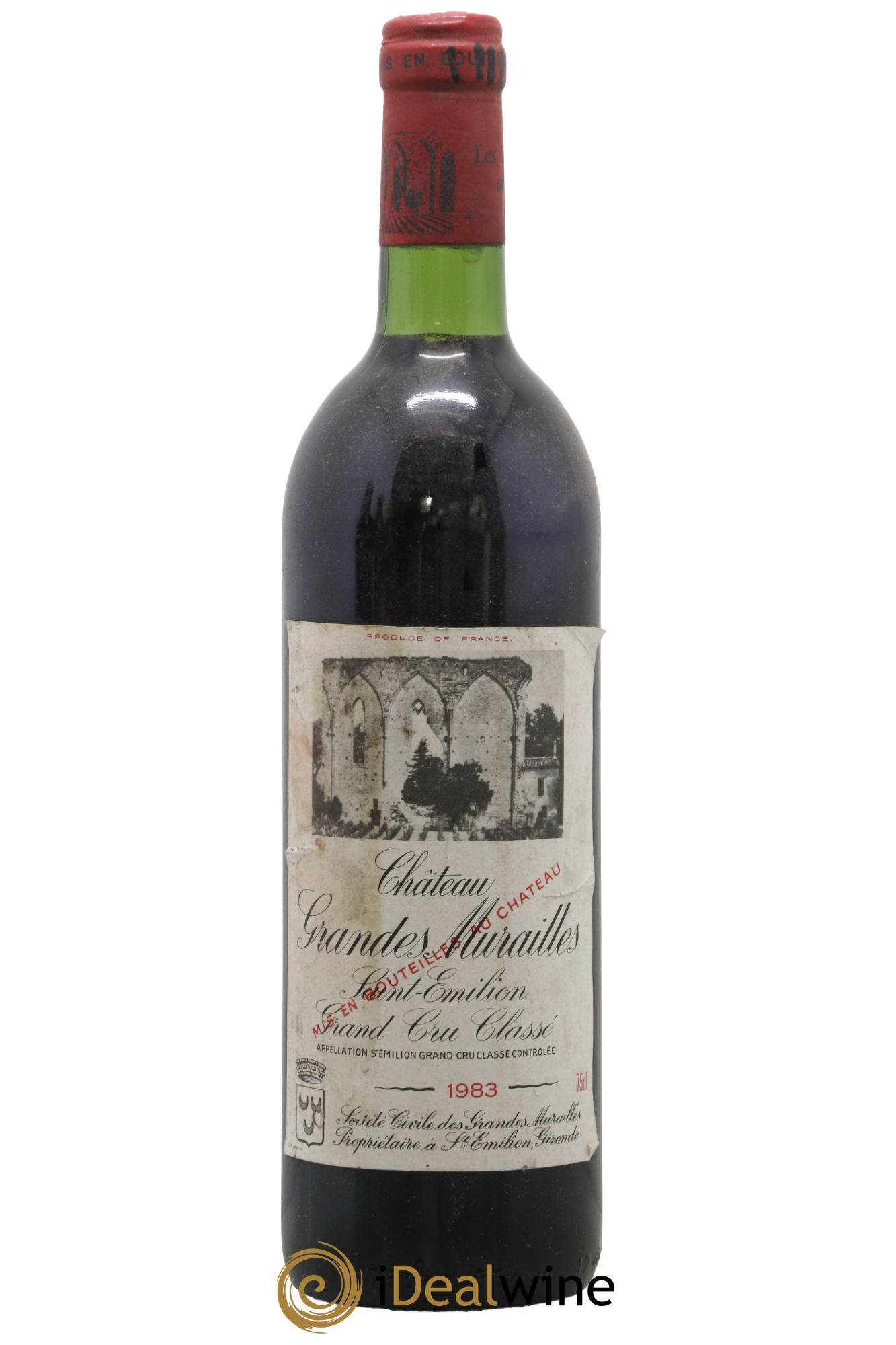 Château les Grandes Murailles Grand Cru Classé 1983 - Lot de 1 bouteille - 0