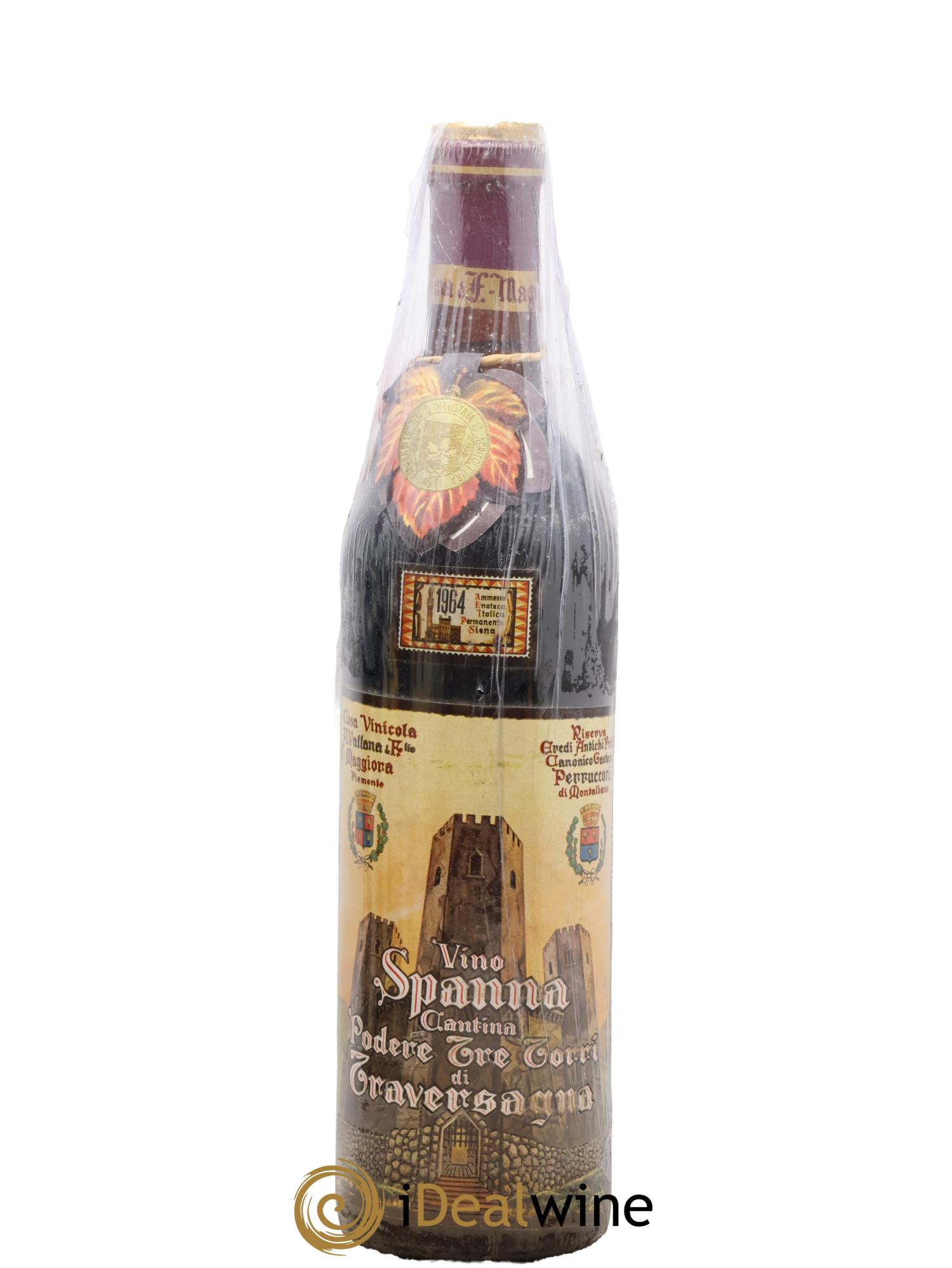 Italie Spanna Podere Tre Torri di Traversagna Vallana 1964 - Lot de 1 bouteille - 0