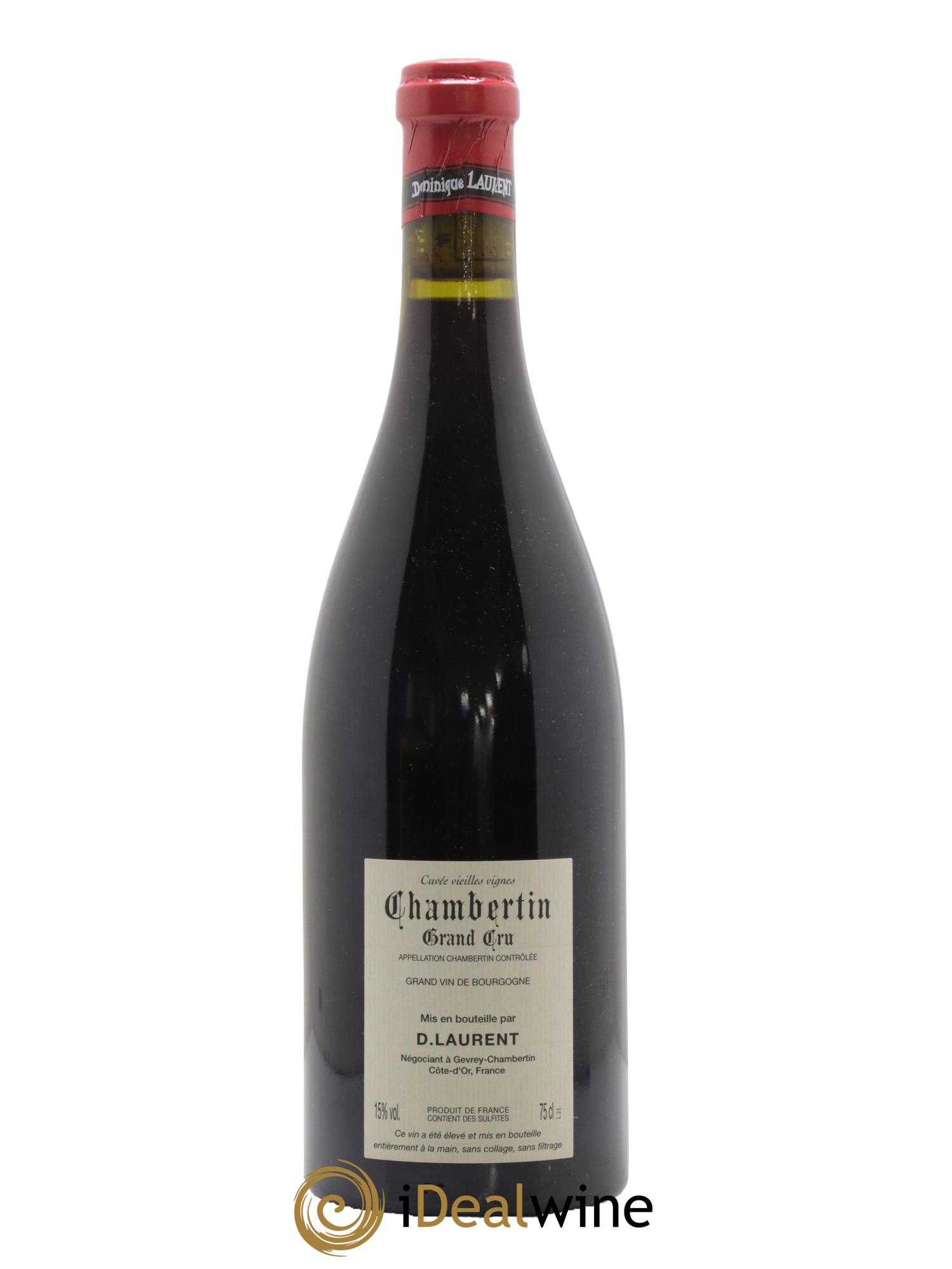 Chambertin Grand Cru Grande cuvée Vieilles Vignes Dominique Laurent 2018 - Lot of 1 bottle - 1