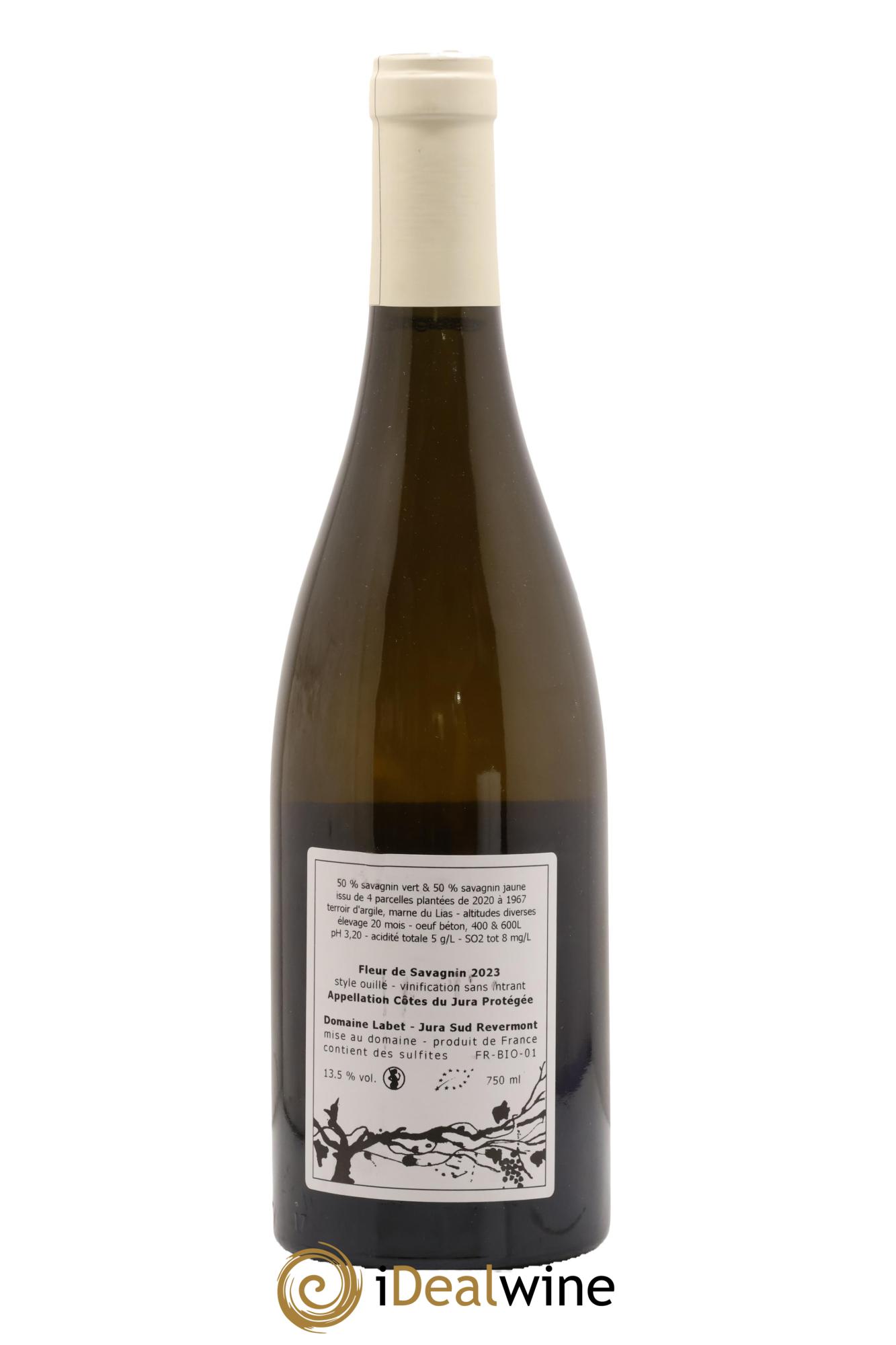 Côtes du Jura Fleur de Savagnin Romain - Julien  - Charline Labet 2023 - Lot of 1 bottle - 1