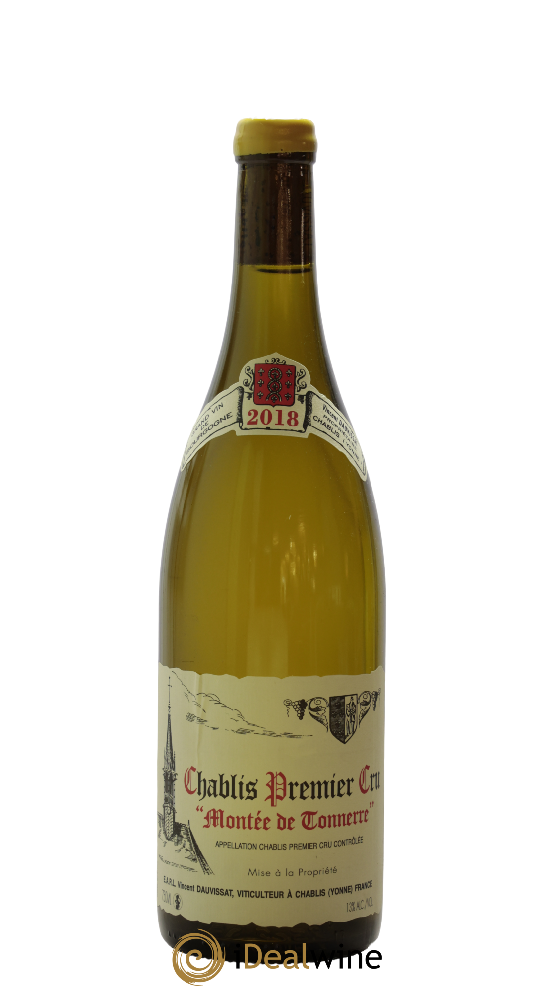 Chablis 1er Cru Montée de Tonnerre Vincent Dauvissat (Domaine) 2018 - Posten von 1 Flasche - 0