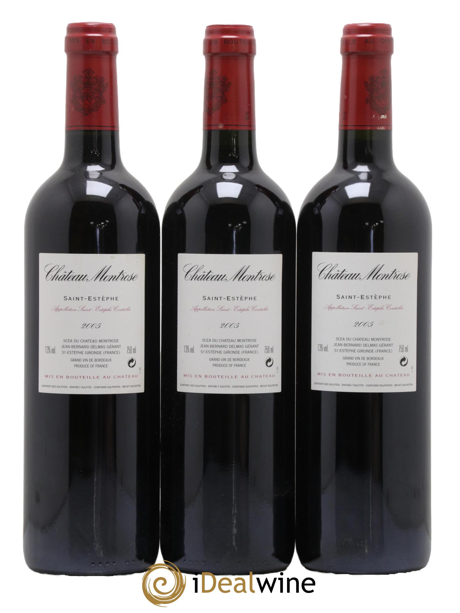 Château Montrose 2ème Grand Cru Classé 2005 - Lot de 12 bouteilles - 4
