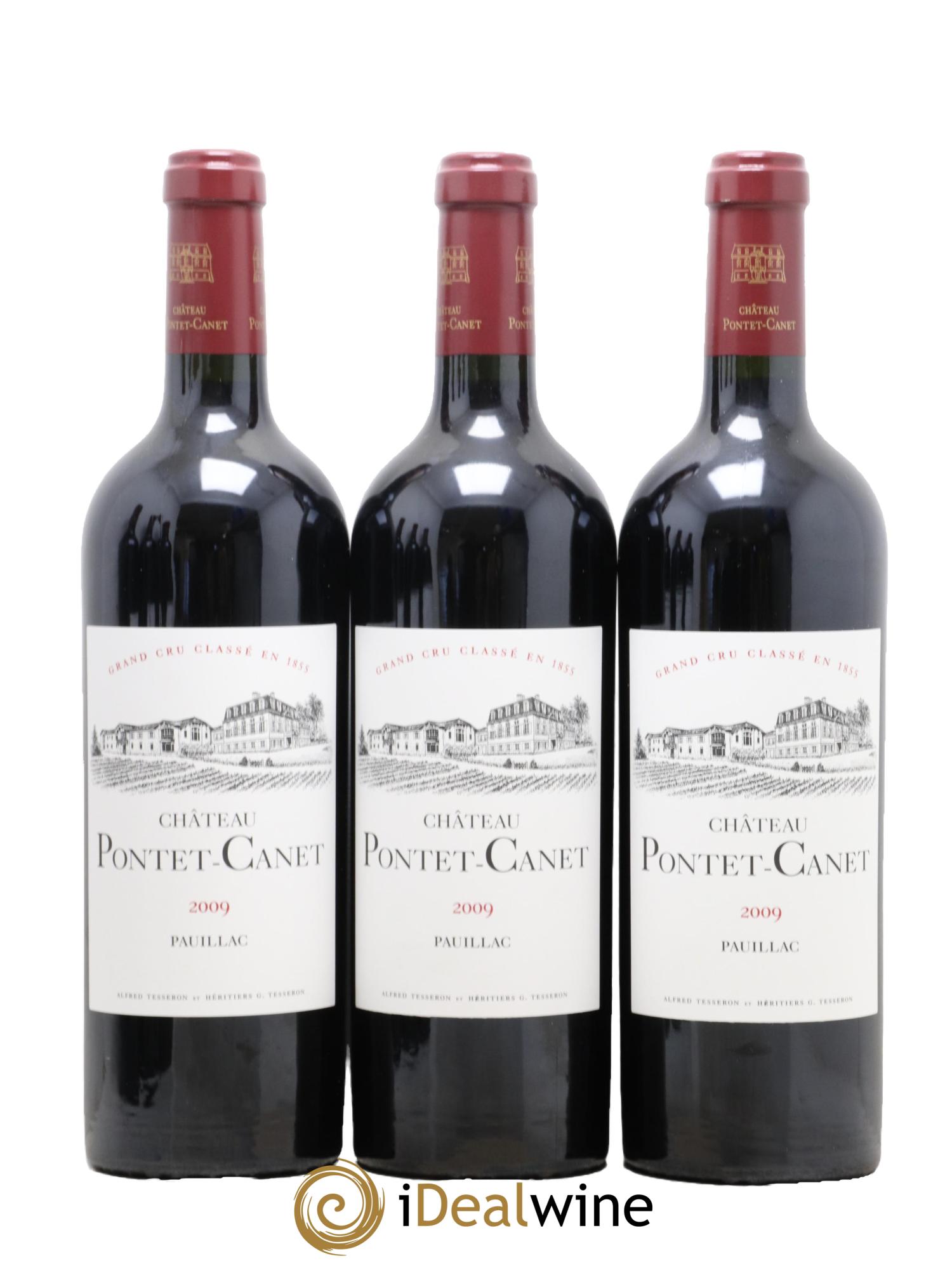 Château Pontet Canet 5ème Grand Cru Classé 2009 - Lot de 6 bouteilles - 1