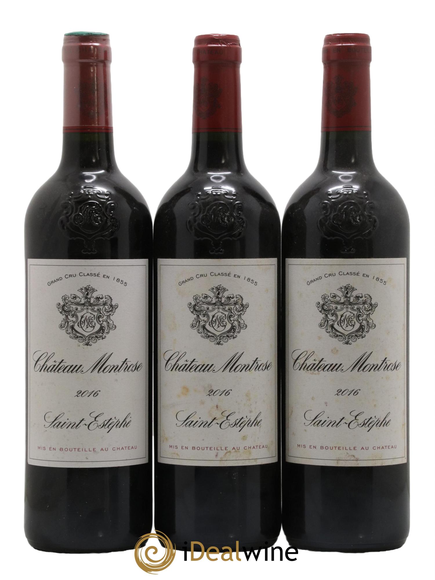 Château Montrose 2ème Grand Cru Classé 2016 - Lot de 3 bouteilles - 0