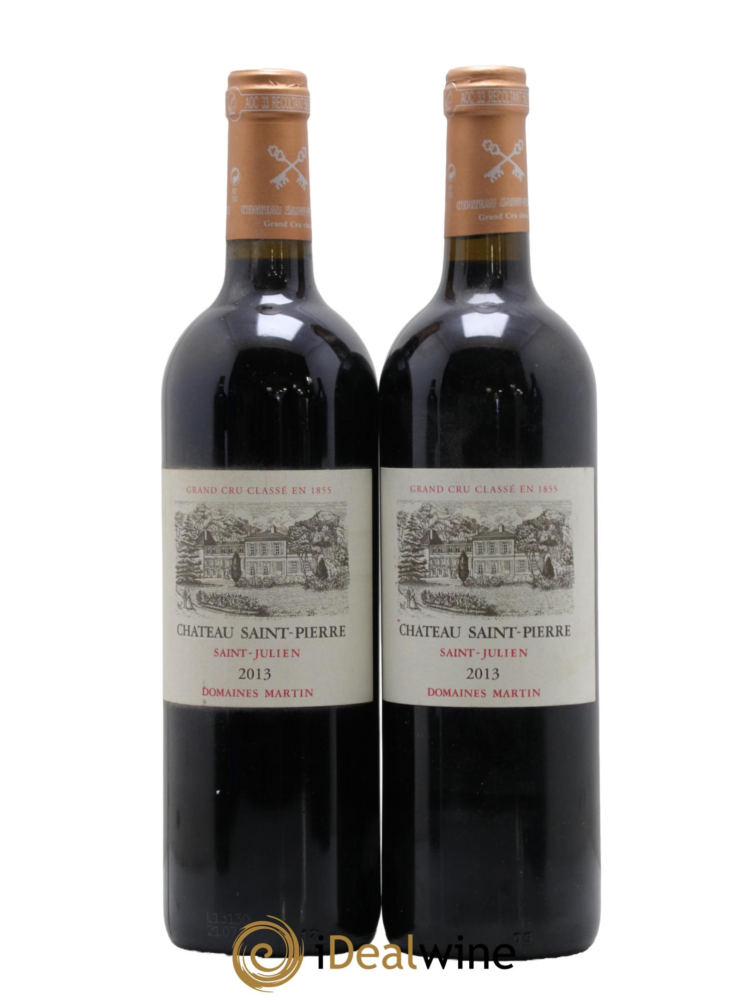 Château Saint-Pierre 4ème Grand Cru Classé 2013 - Lot of 2 bottles - 0