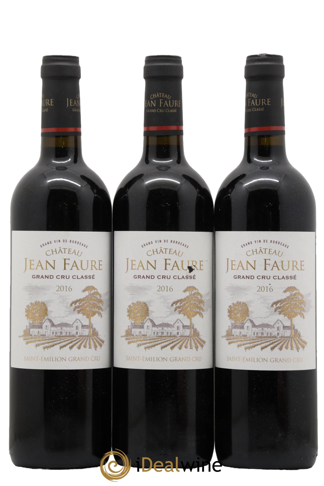 Château Jean Faure Grand Cru Classé 2016 - Posten von 3 Flaschen - 0