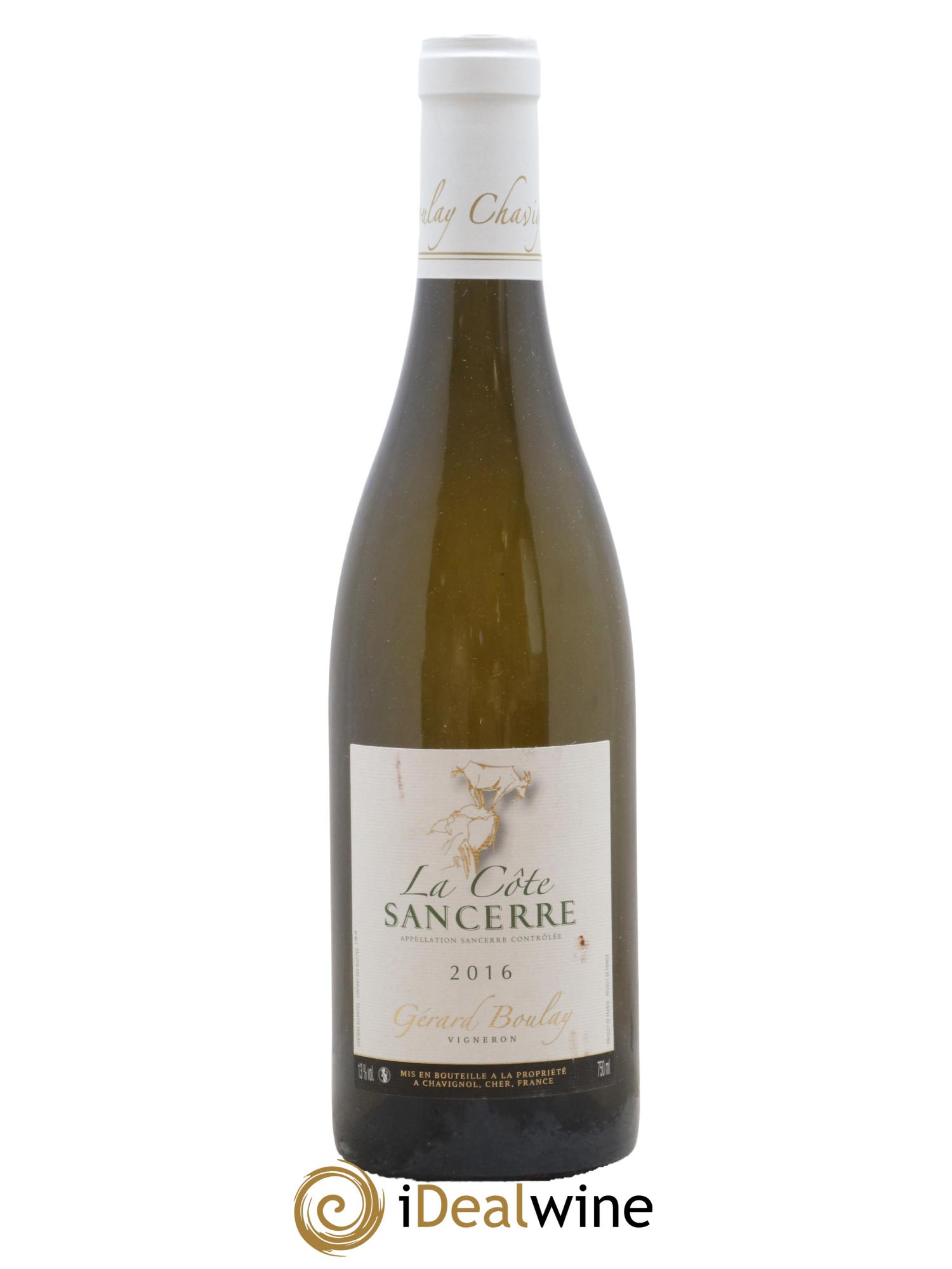 Sancerre La Côte Gérard Boulay 2016 - Lot de 1 bouteille - 0