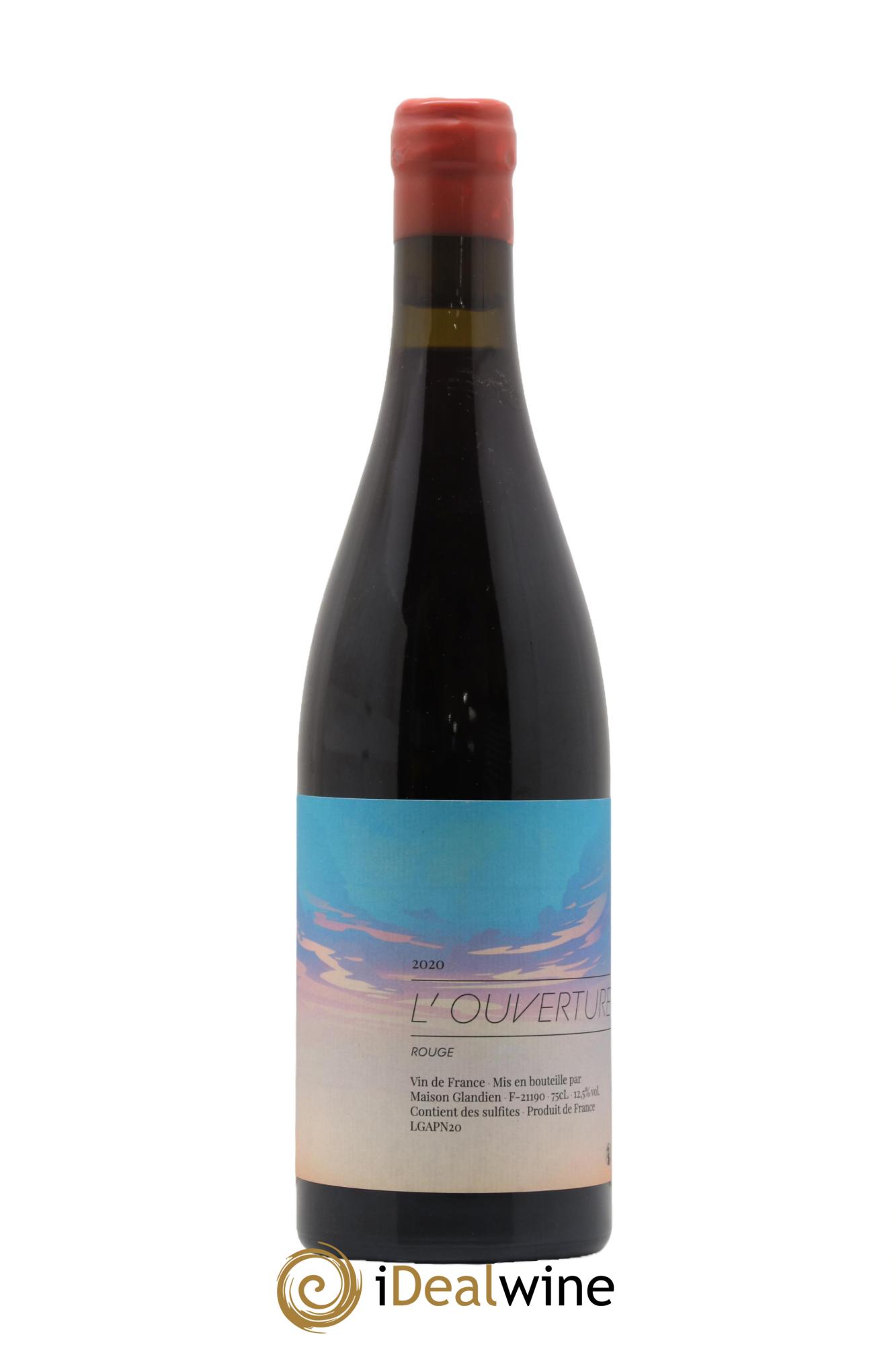 Vin de France L'Ouverture Maison Glandien 2020 - Lot de 1 bouteille - 0