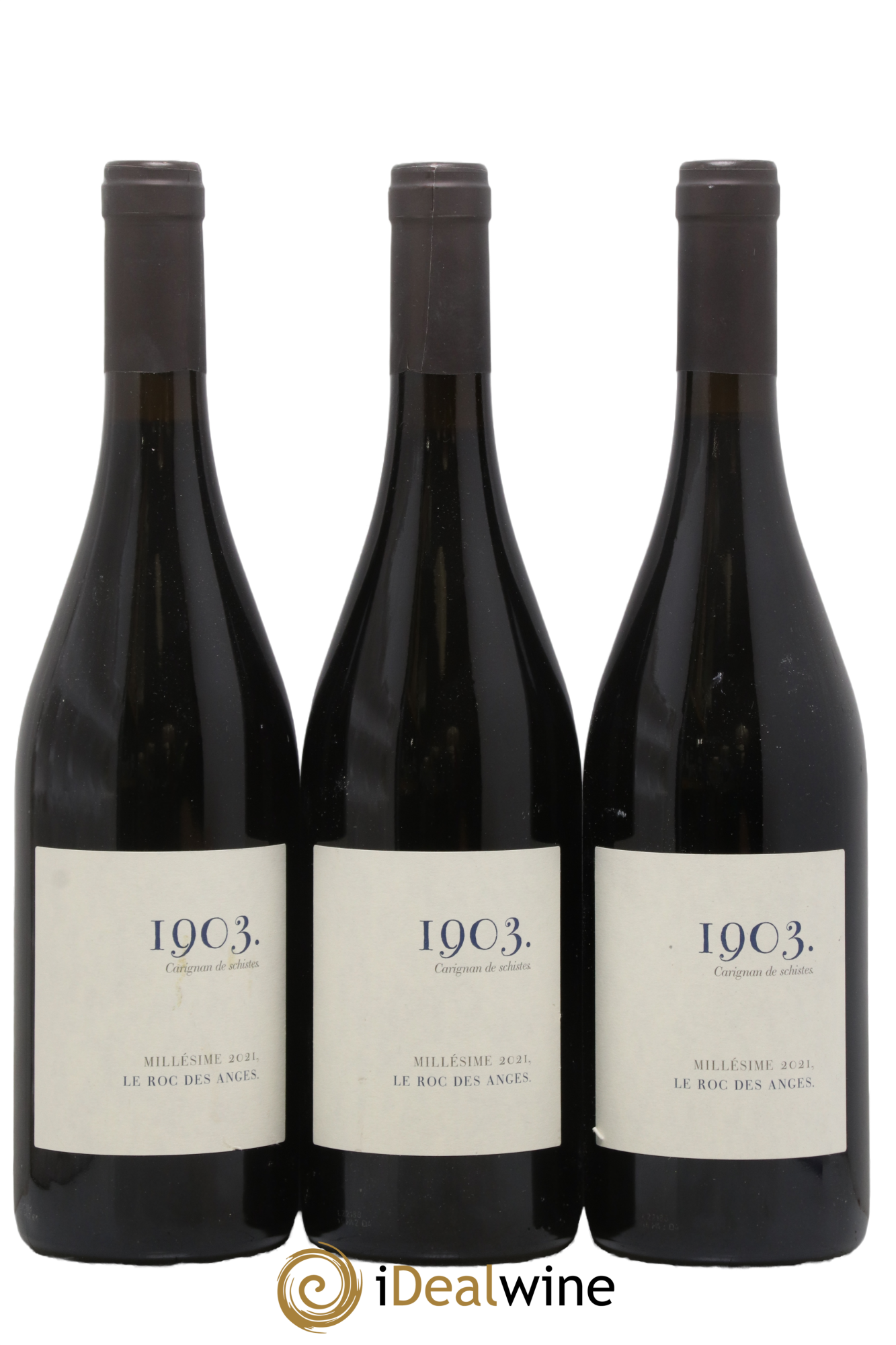 Côtes Catalanes Roc des Anges Carignan 1903 Marjorie et Stéphane Gallet 2021 - Lot of 3 bottles - 0