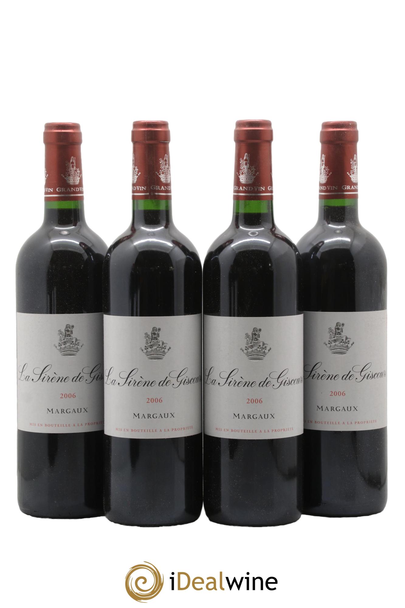 La Sirène de Giscours 2006 - Lot de 4 bouteilles - 0