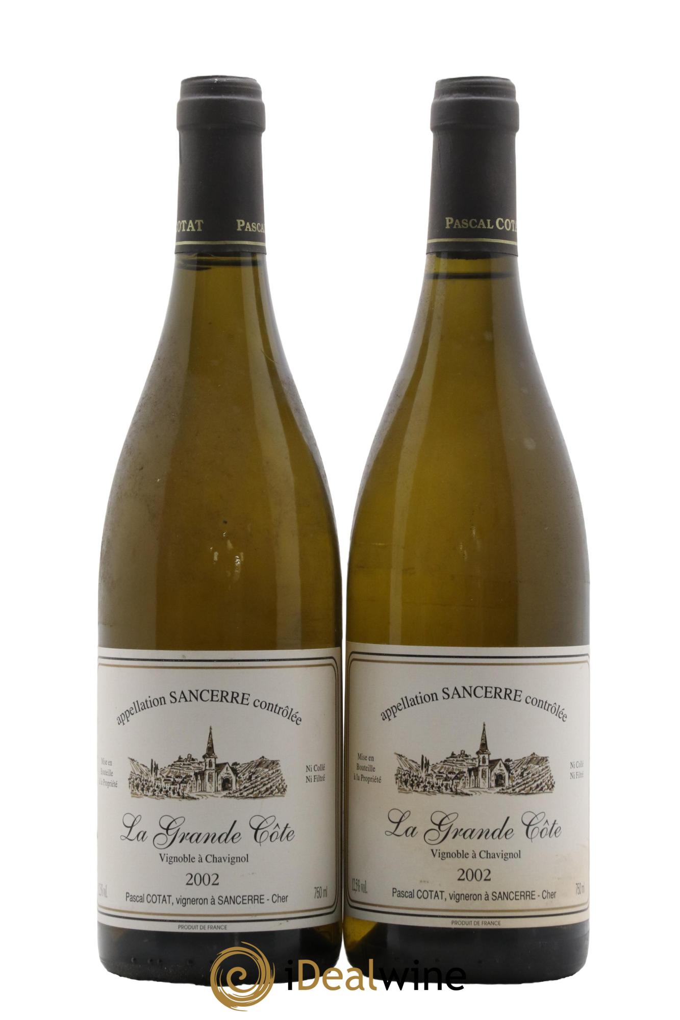 Sancerre La Grande Côte Pascal Cotat 2002 - Lot de 2 bouteilles - 0