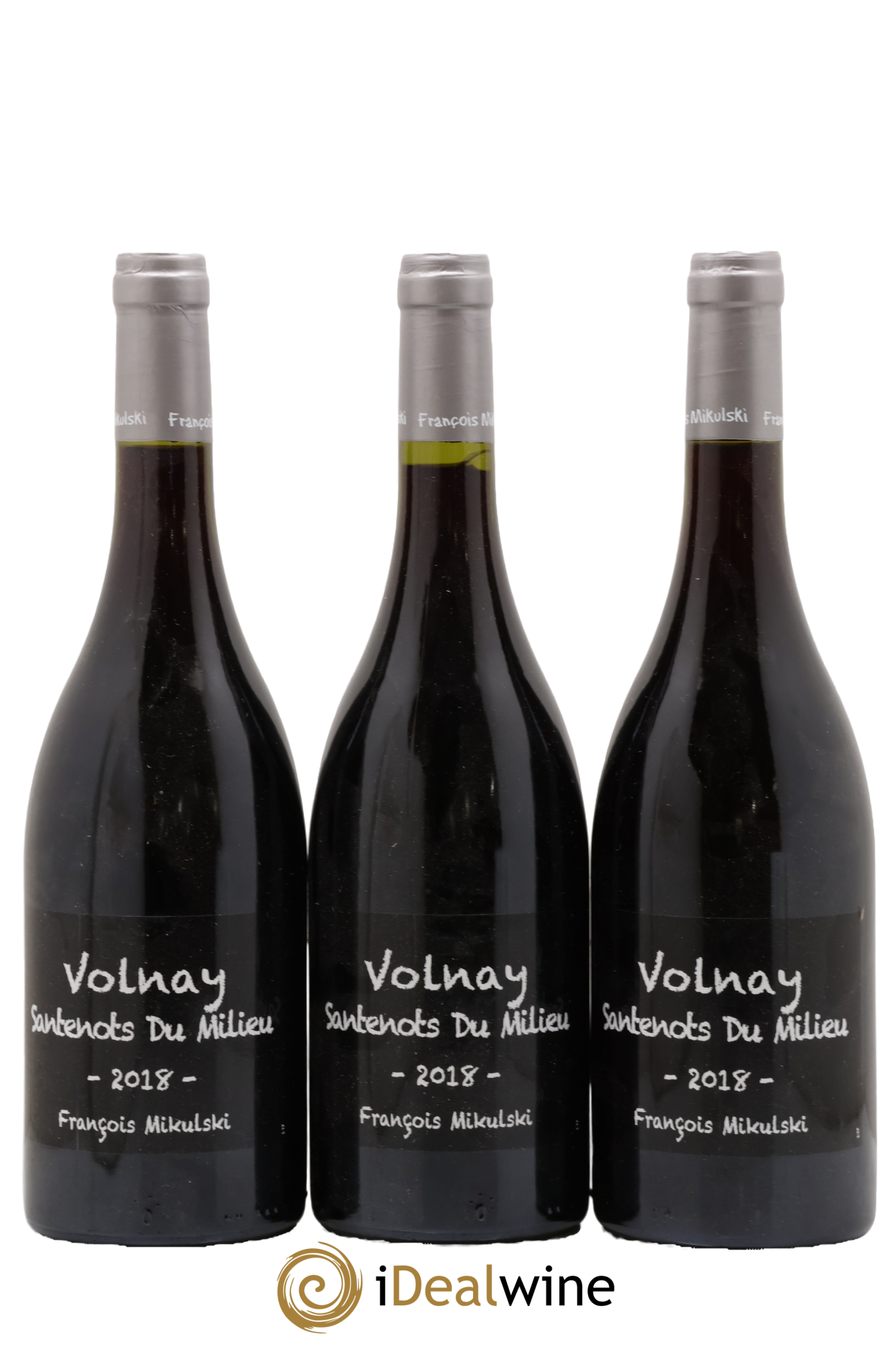 Volnay 1er Cru Santenots du Milieu François Mikulski 2018 - Lot de 3 bouteilles - 0