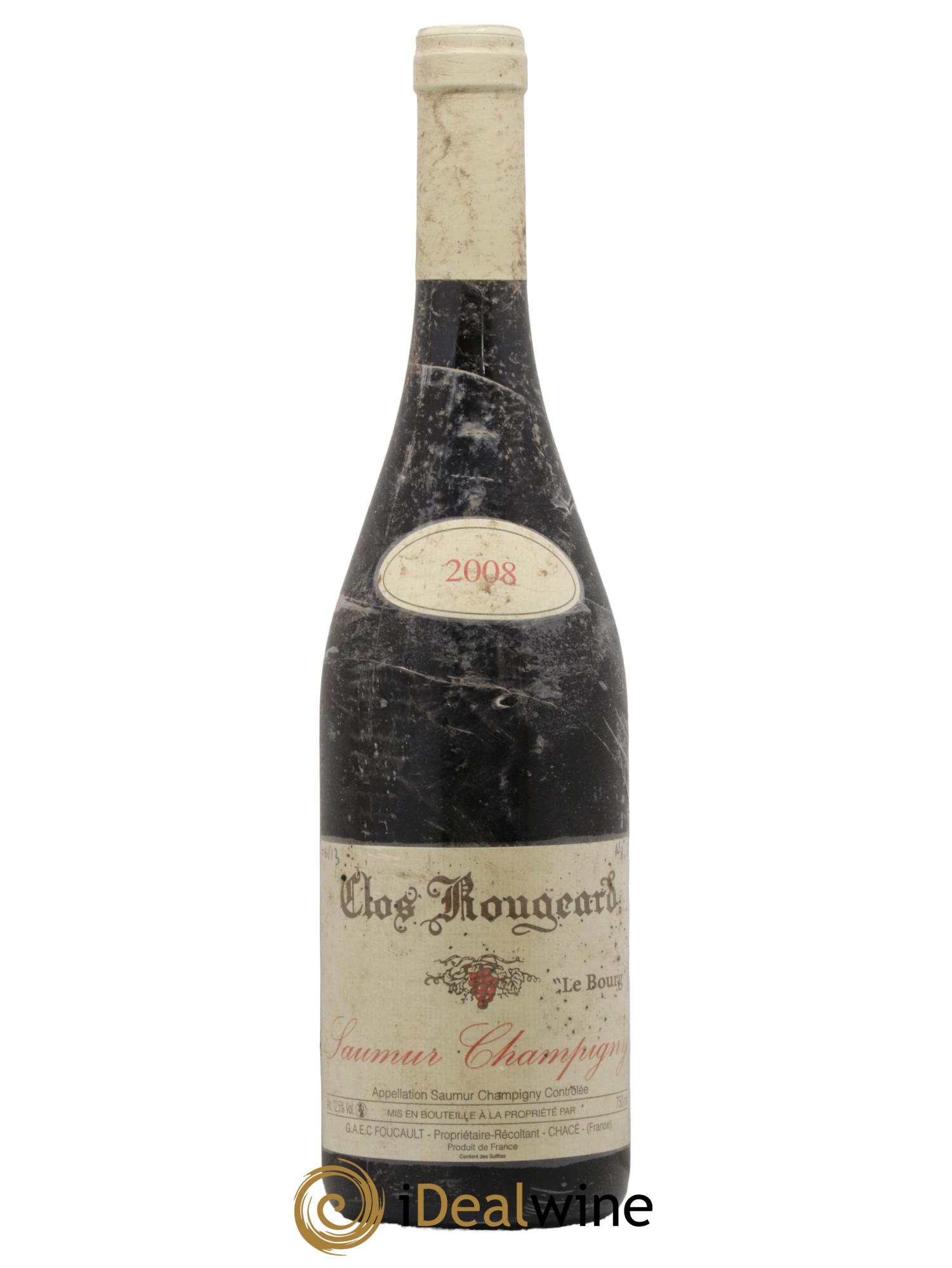 Saumur-Champigny Le Bourg Clos Rougeard 2008 - Lot de 1 bouteille - 0