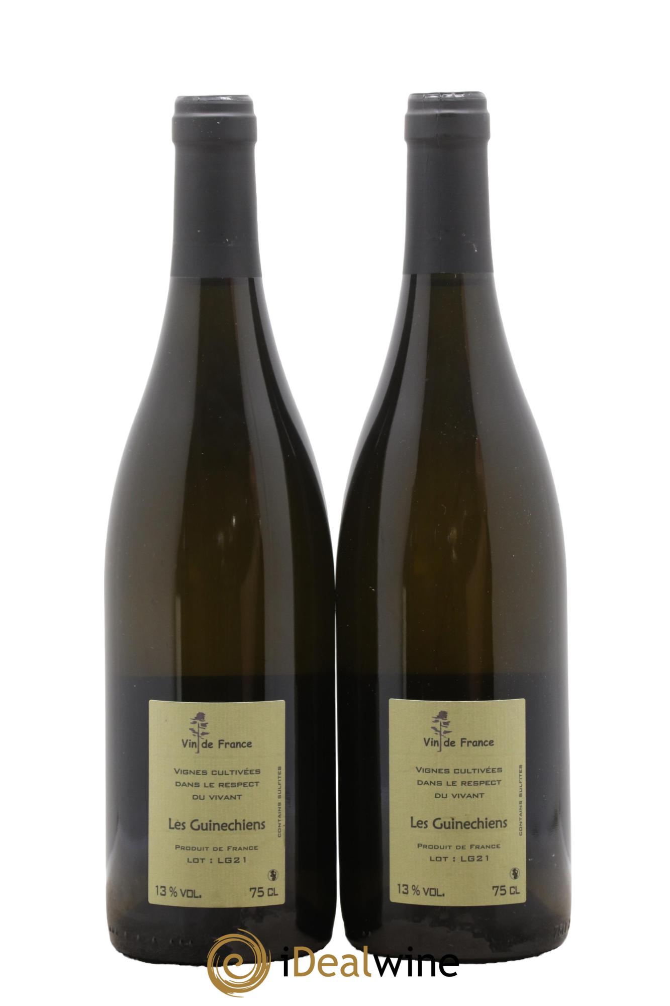 Vin de France Les Guinechiens Benoit Courault 2021 - Lotto di 2 bottiglie - 1
