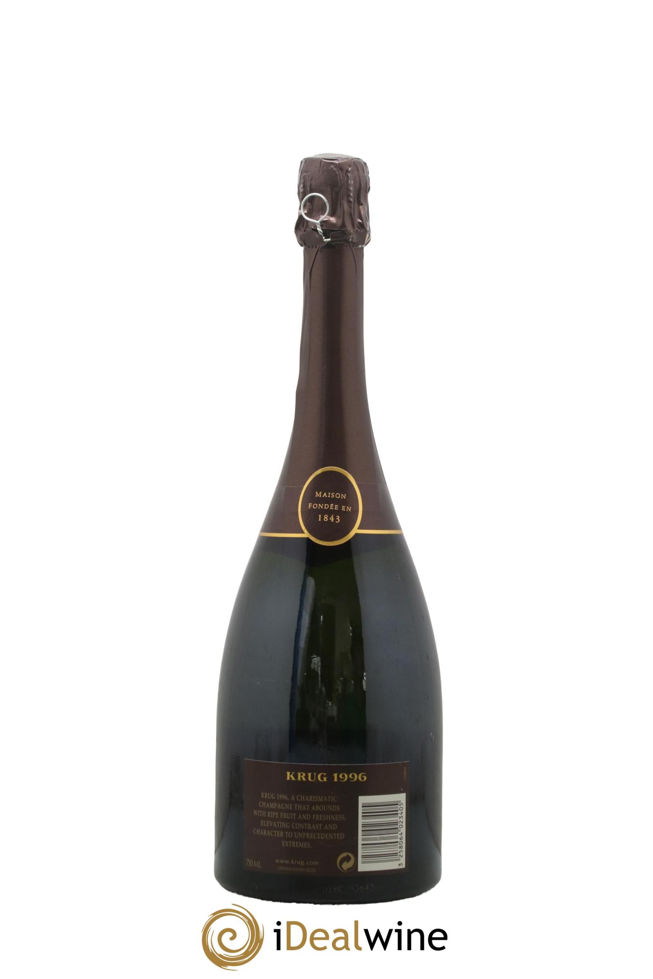 Vintage Krug 1996 - Lotto di 1 bottiglia - 2