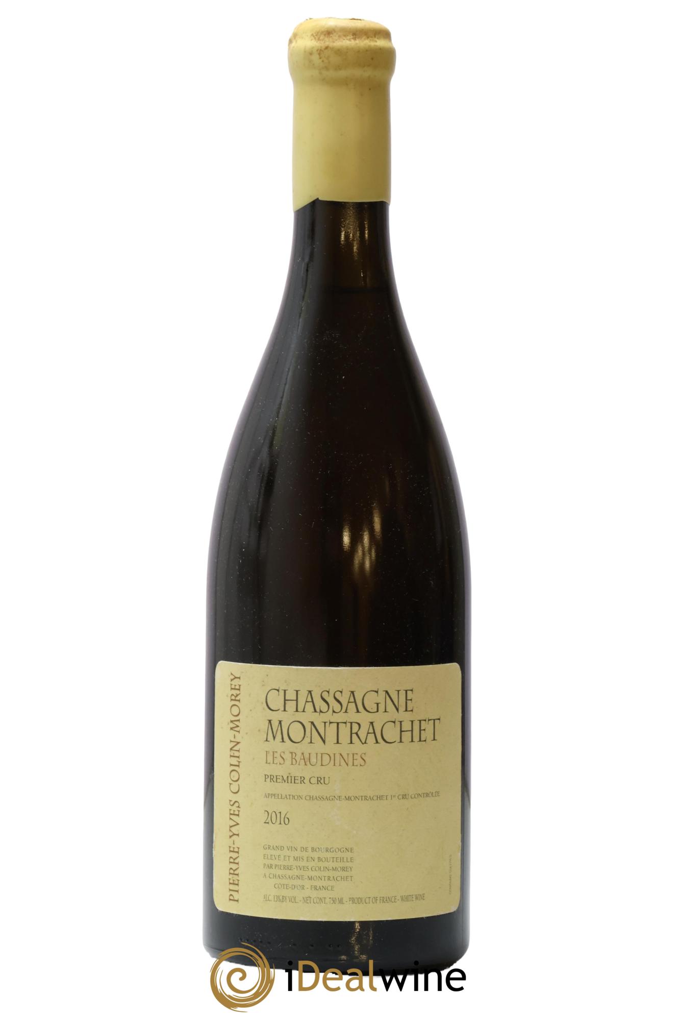 Chassagne-Montrachet 1er Cru Les Baudines Pierre-Yves Colin Morey 2016 - Lot of 1 bottle - 0