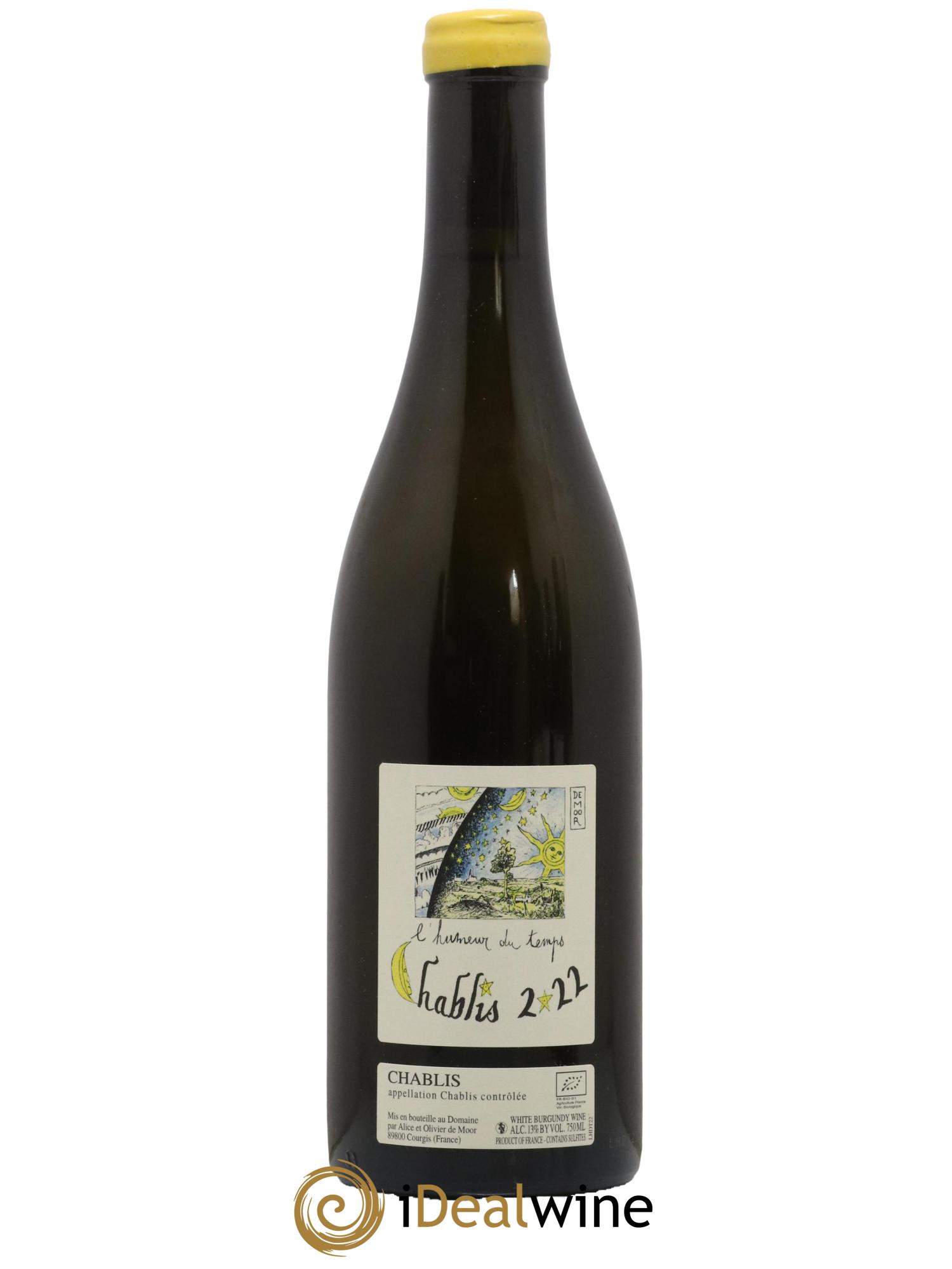 Chablis L'Humeur du Temps Alice et Olivier De Moor 2022 - Lot de 1 bouteille - 0