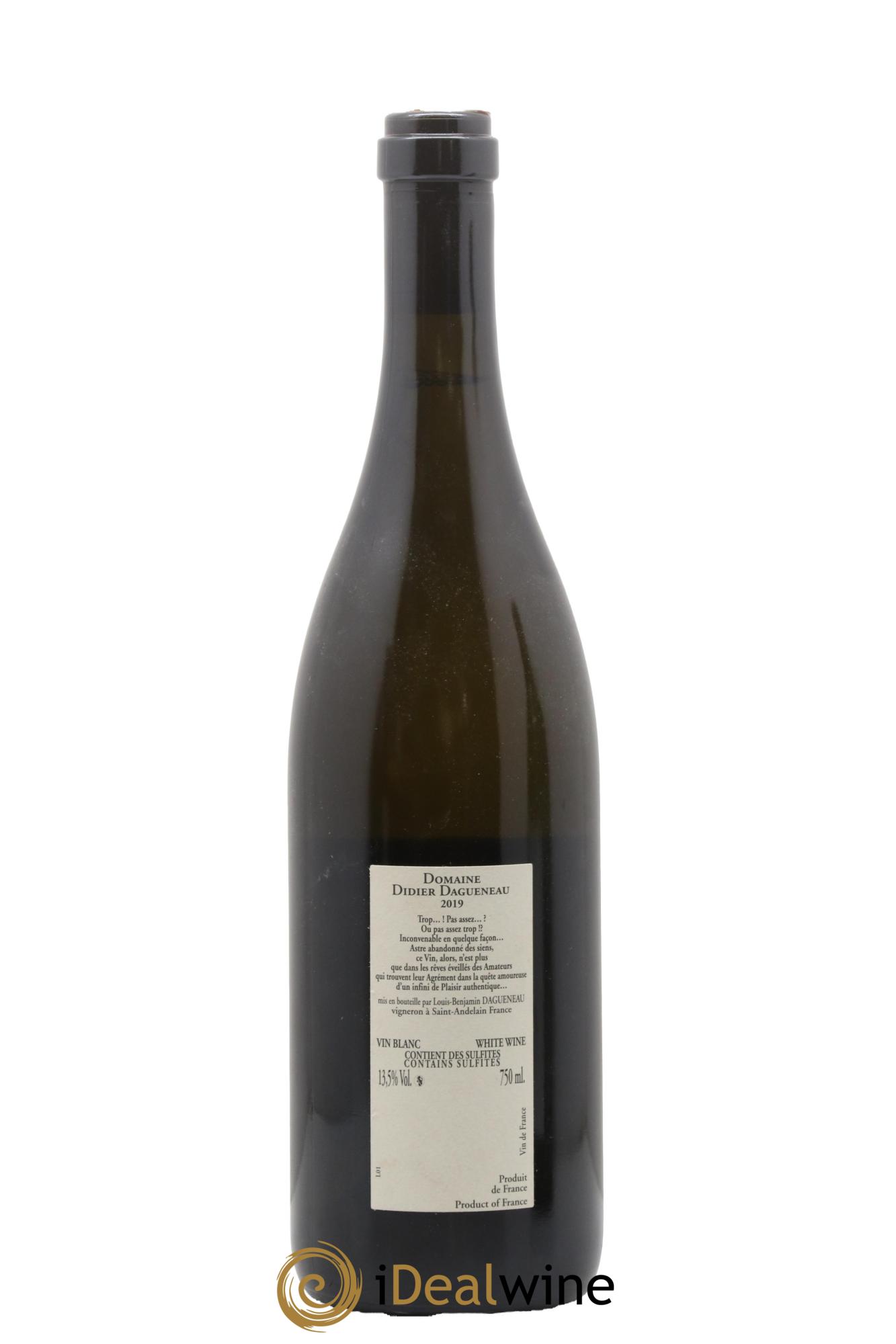 Vin de France Buisson Renard Dagueneau (Domaine Didier - Louis-Benjamin 2019 - Lot de 1 bouteille - 1