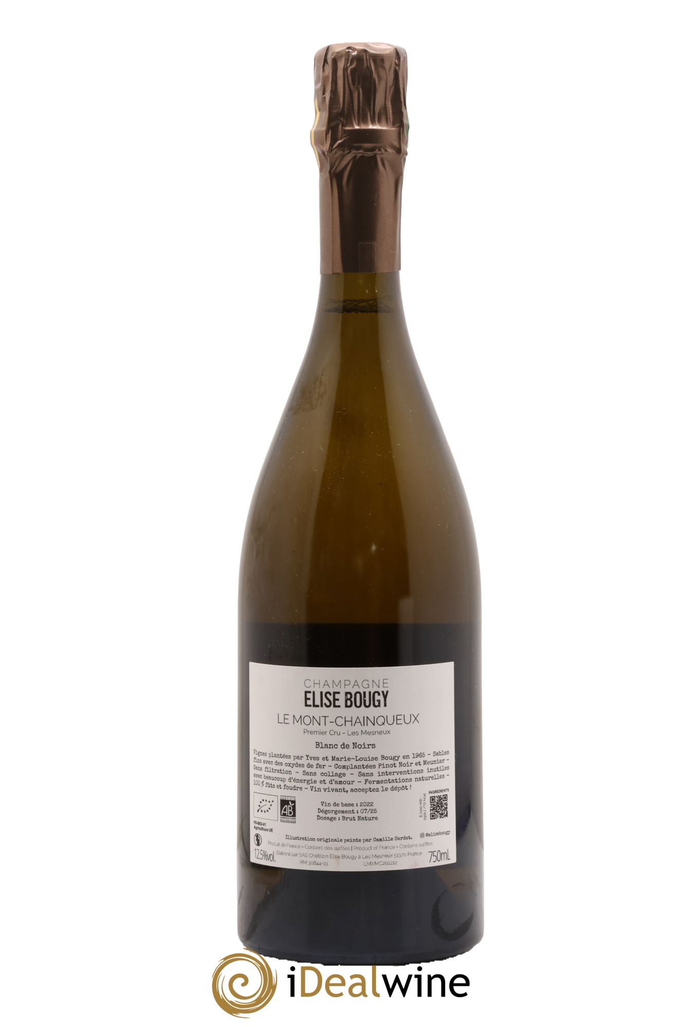 Les Mesneux Le Mont Chainqueux Elise Bougy - Posten von 1 Flasche - 1