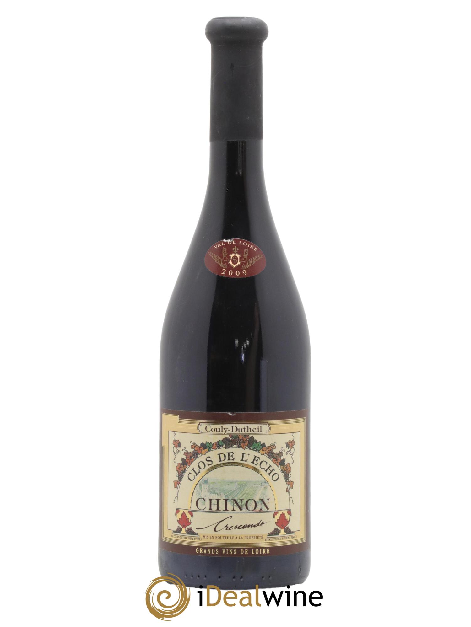 Chinon Clos de l'Echo Crescendo Couly-Dutheil (Domaine) 2009 - Lot de 1 bouteille - 0