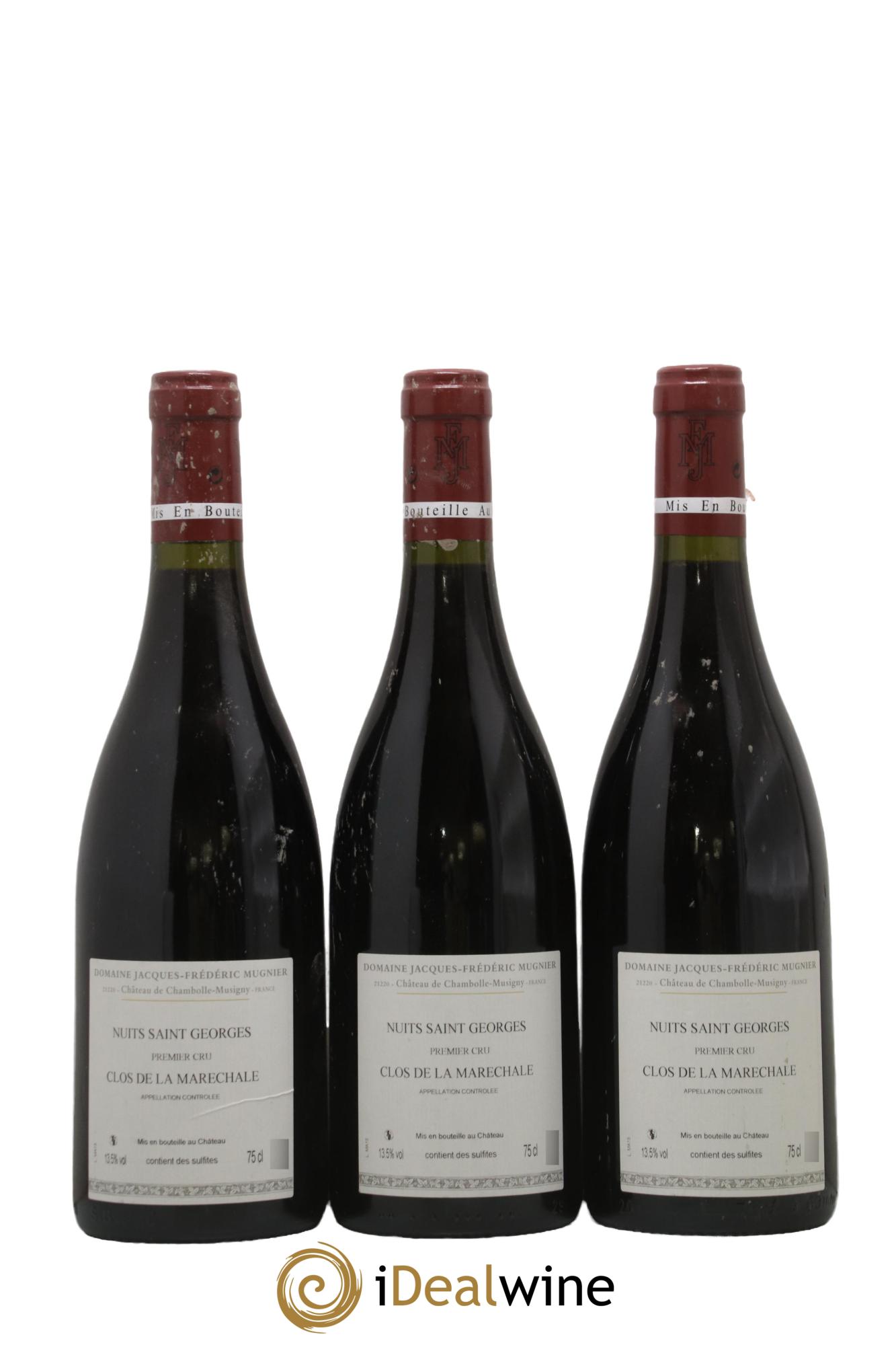 Nuits-Saint-Georges 1er Cru Clos de La Maréchale Jacques-Frédéric Mugnier 2015 - Lot de 3 bouteilles - 1
