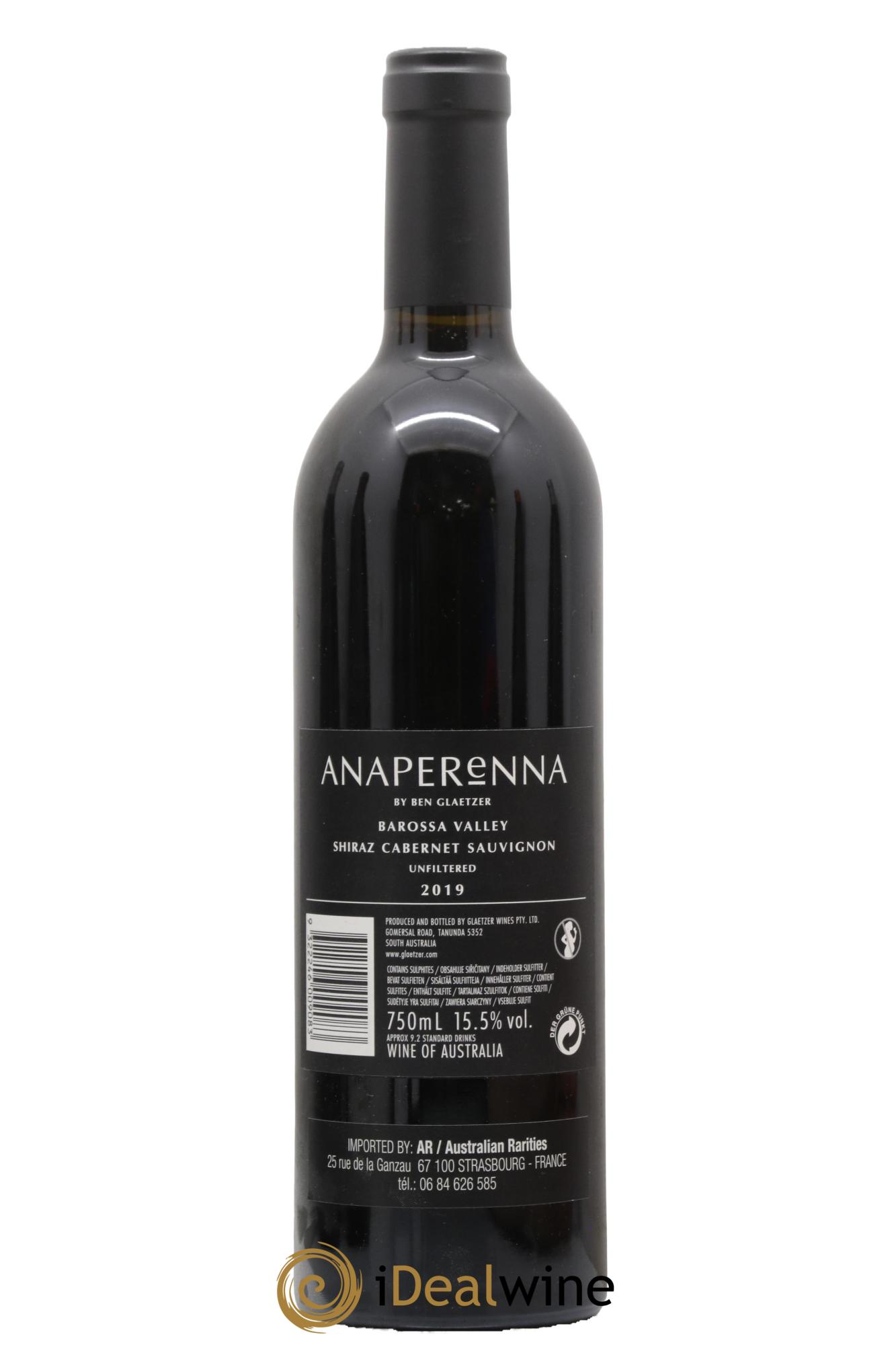 Australie Barossa Valley Anaperenna Domaine Ben Glaetzer 2019 - Lotto di 1 bottiglia - 1