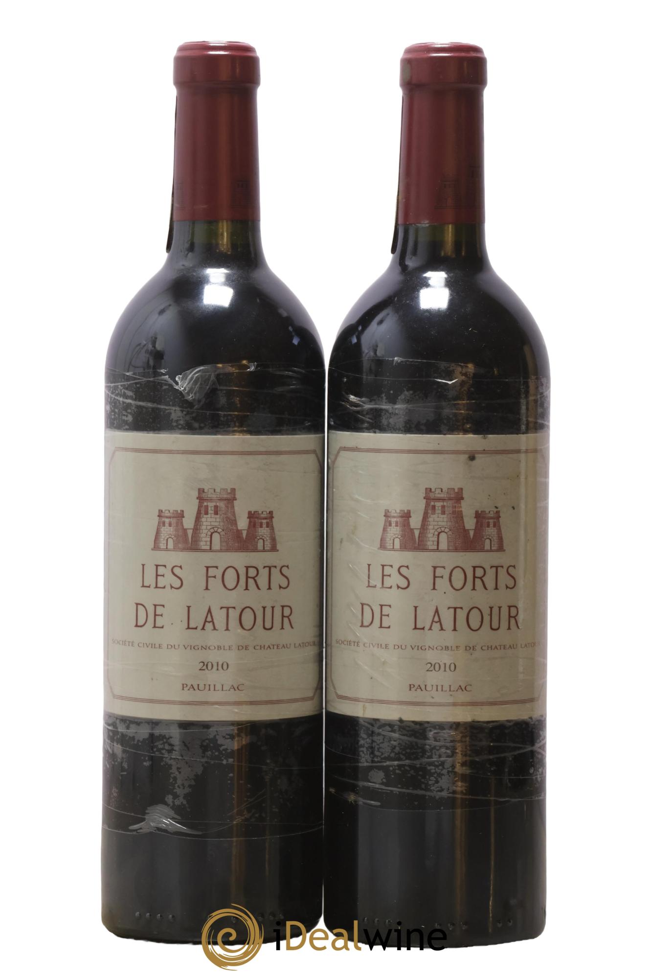 Les Forts de Latour Second Vin 2010 - Lot of 2 bottles - 0