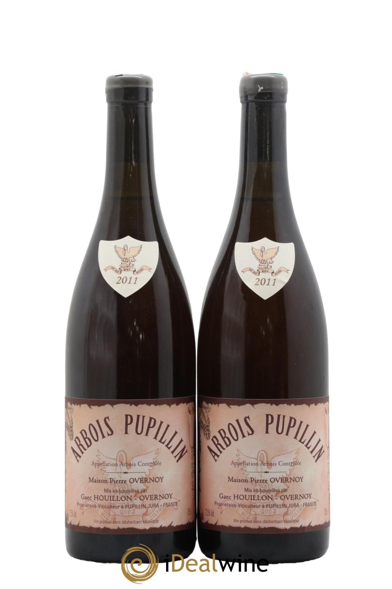 Arbois Pupillin Chardonnay de macération (cire grise) Overnoy-Houillon (Domaine) 2011 - Posten von 2 Flaschen - 0