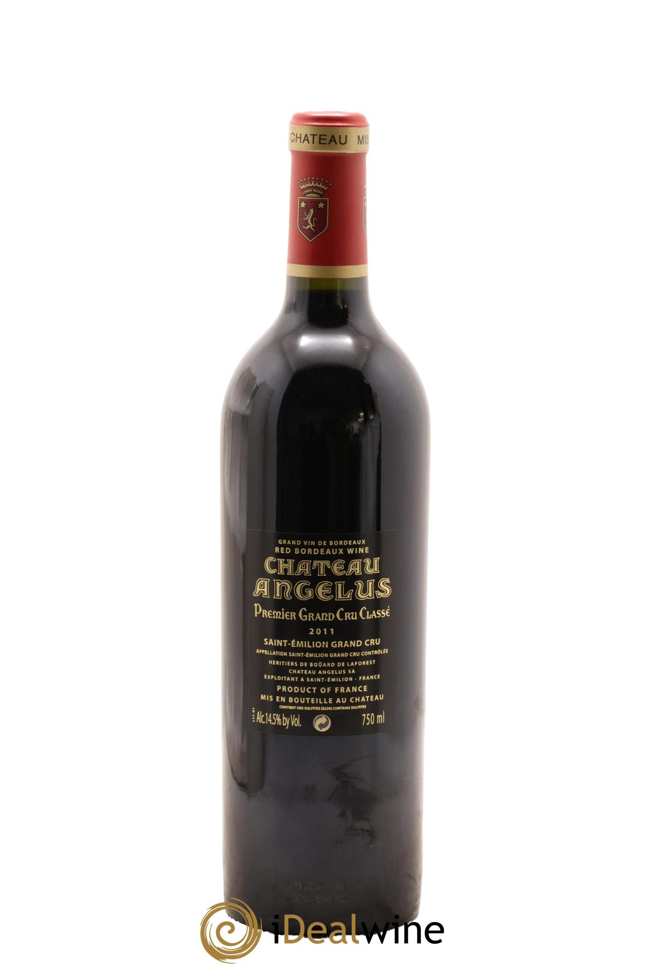 Château Angélus 1er Grand Cru Classé A 2011 - Lot of 1 bottle - 1