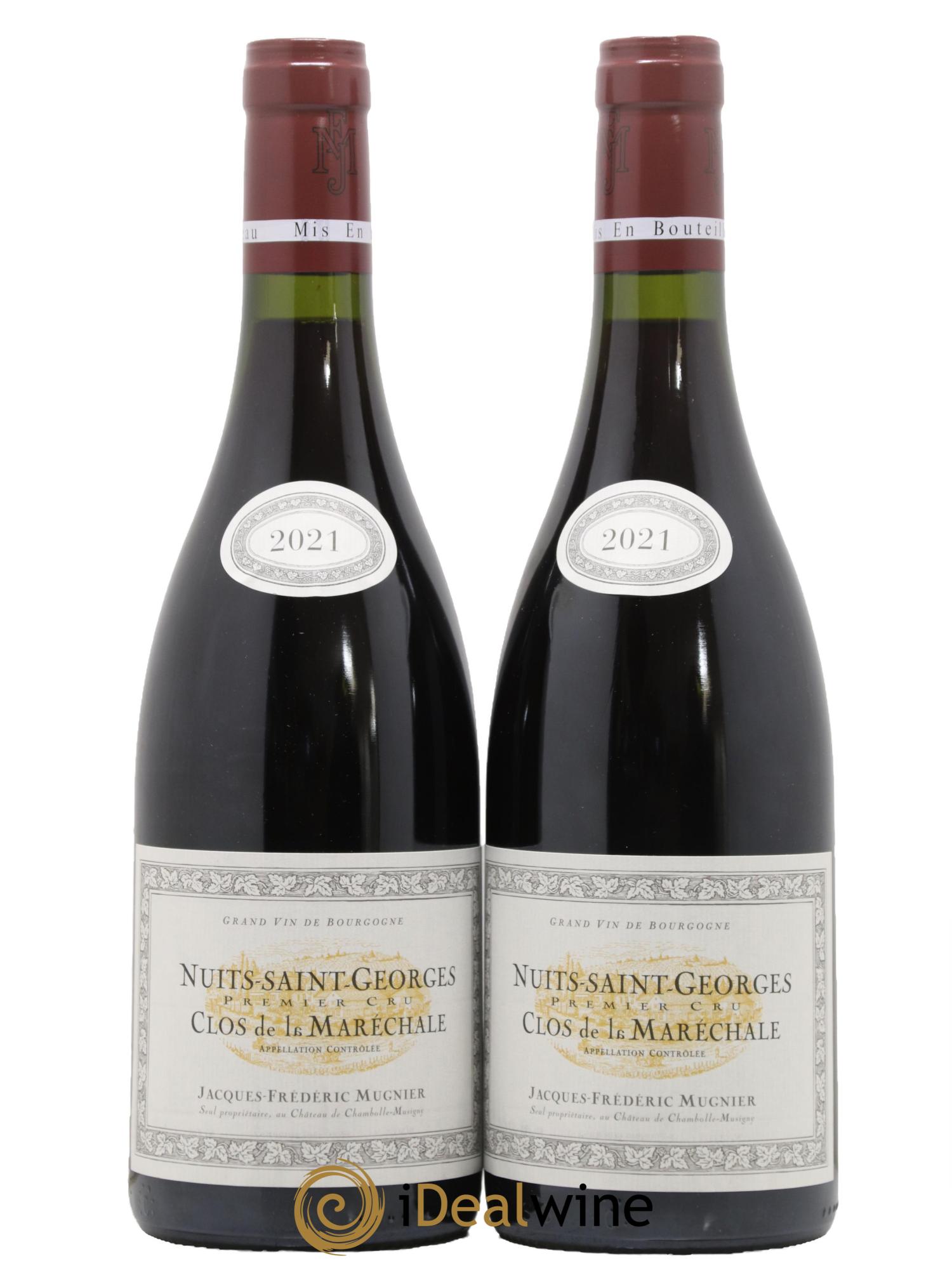 Nuits-Saint-Georges 1er Cru Clos de La Maréchale Jacques-Frédéric Mugnier 2021 - Lot de 2 bouteilles - 0