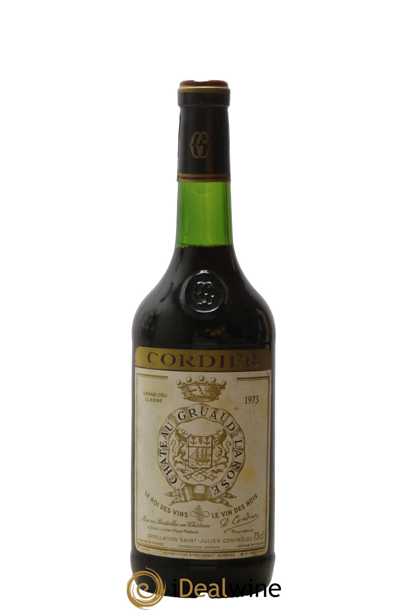 Château Gruaud Larose 2ème Grand Cru Classé 1973 - Lot de 1 bouteille - 0
