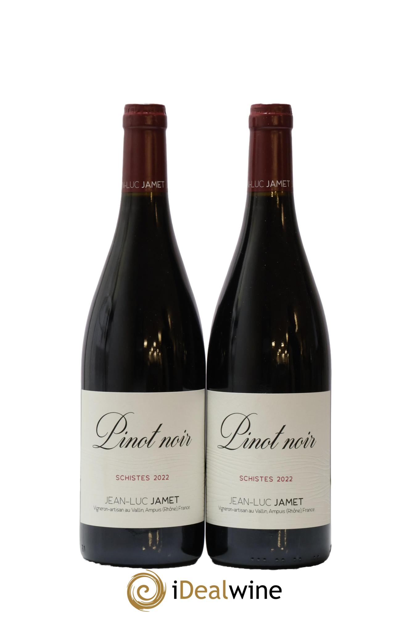 Collines Rhodaniennes Pinot Noir Schiste Jean-Luc Jamet 2022 - Lot de 2 bouteilles - 0