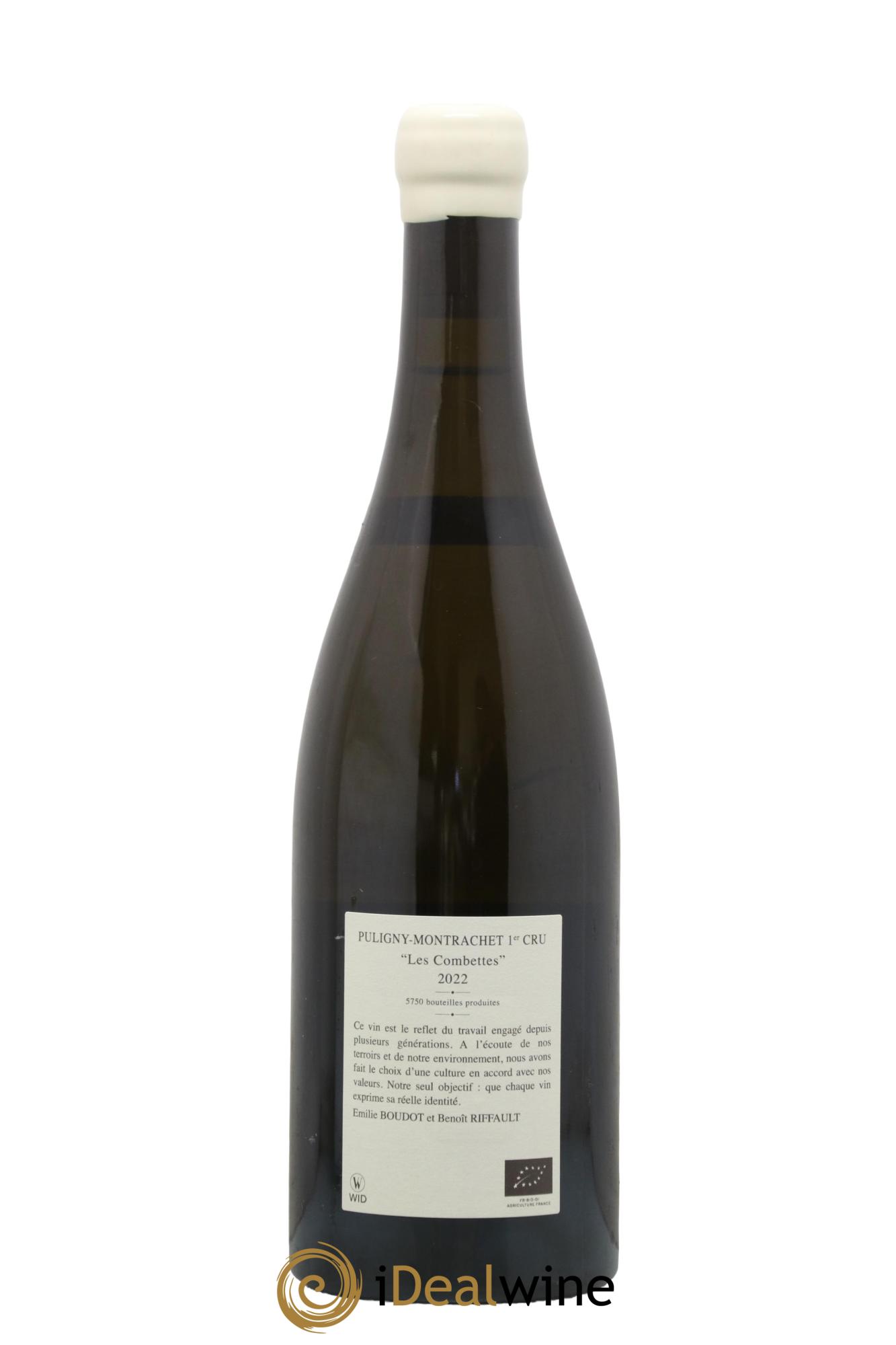 Puligny-Montrachet 1er Cru Les Combettes Etienne Sauzet 2022 - Lot de 1 bouteille - 1