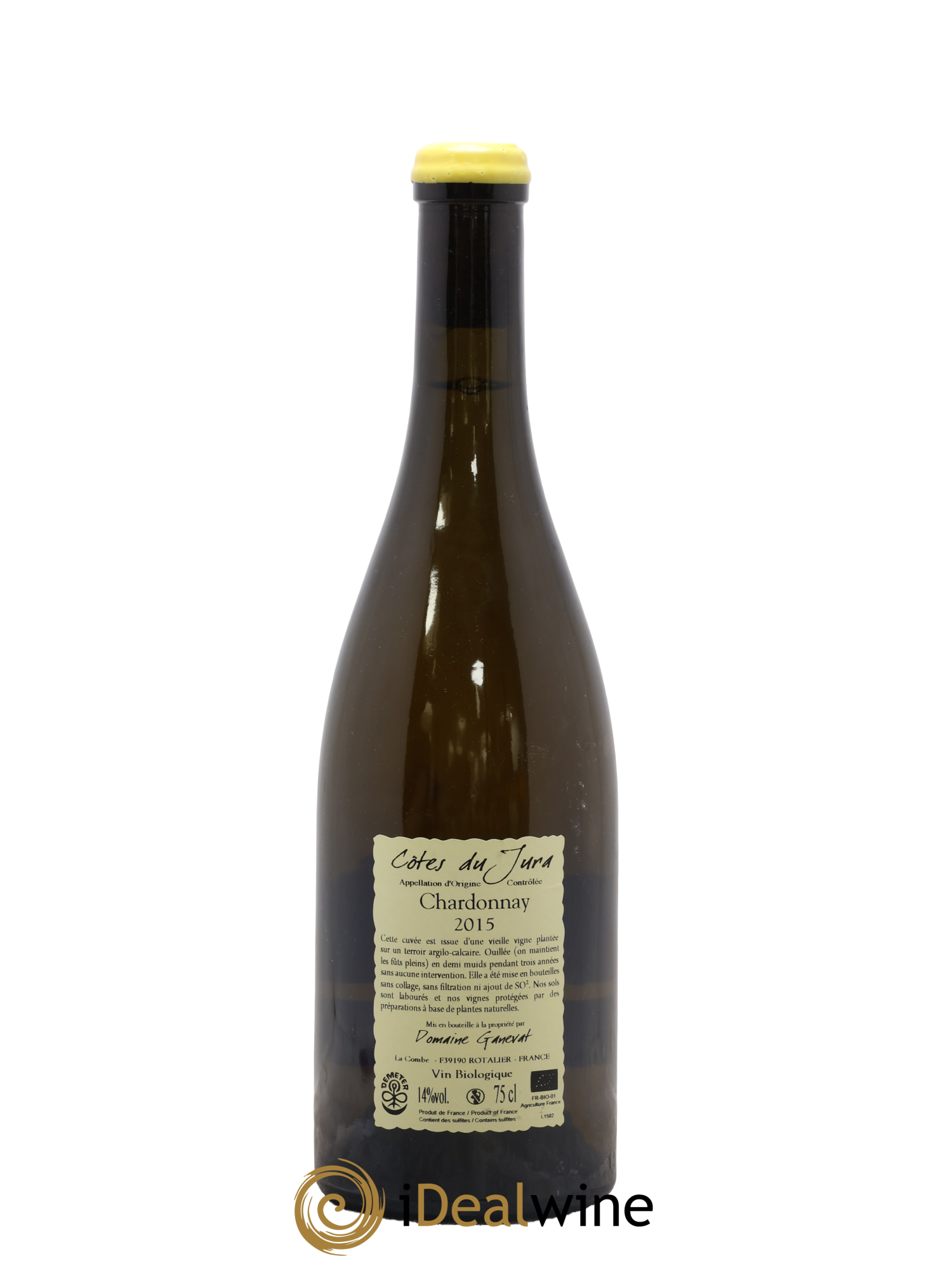 Côtes du Jura Les Chamois du Paradis Jean-François Ganevat (Domaine) 2015 - Lot of 1 bottle - 1