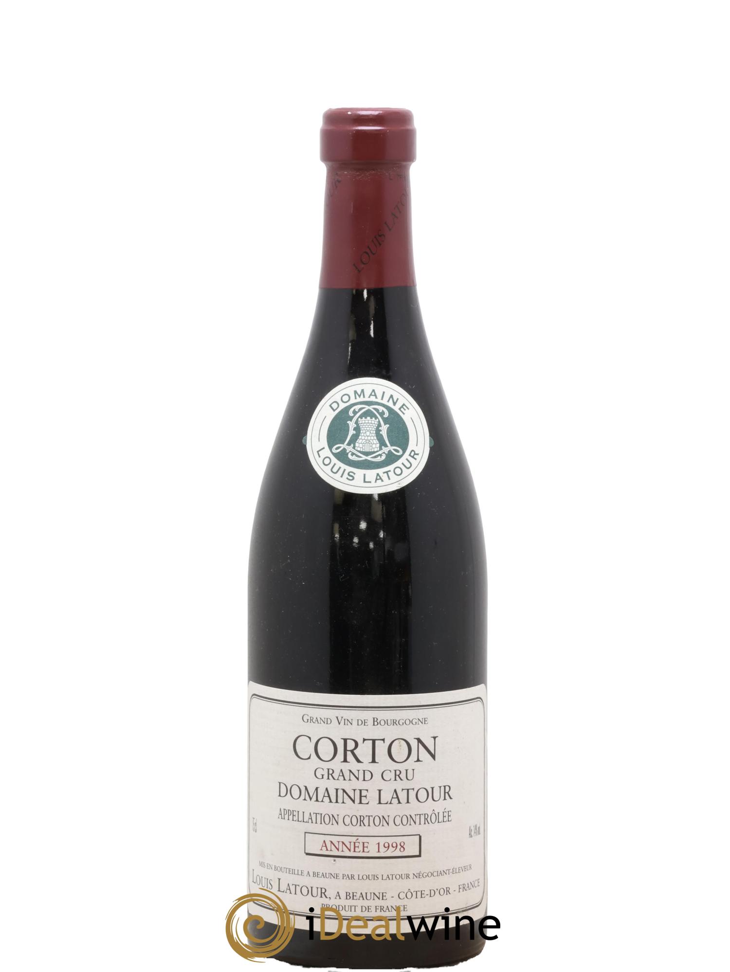 Corton Grand Cru Louis Latour 1998 - Lot de 1 bouteille - 0