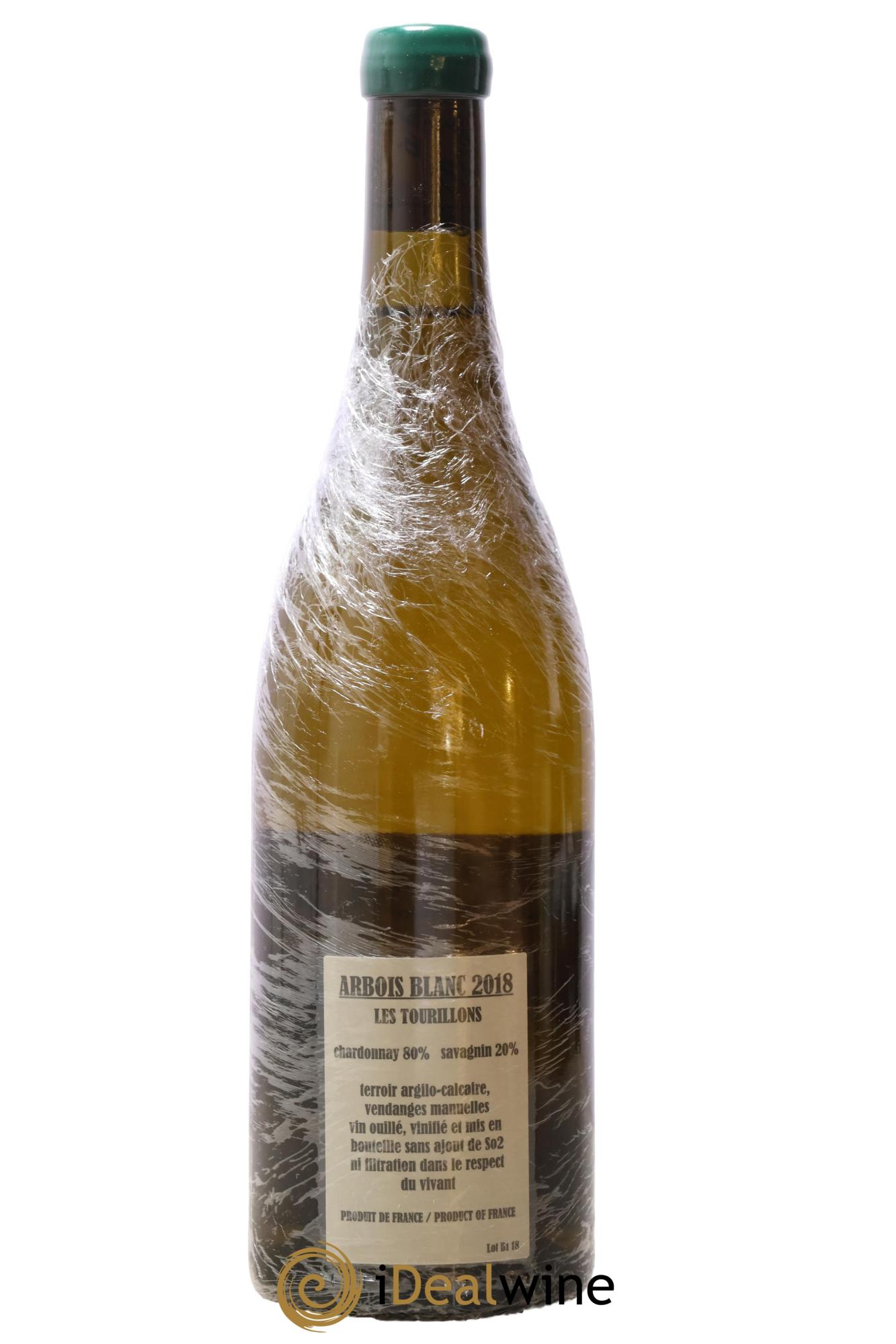 Arbois Les Tourillons Domaine des Bruyères 2018 - Lot de 1 bouteille - 1