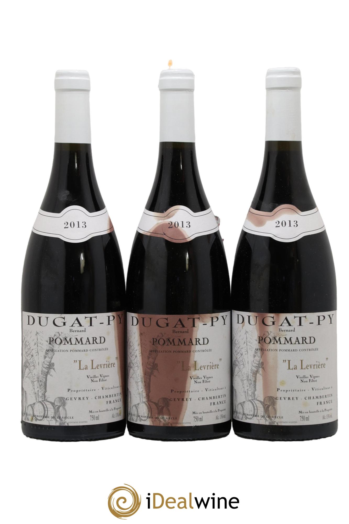 Pommard La Levrière Vieilles Vignes Dugat-Py  2013 - Lotto di 3 bottiglie - 0