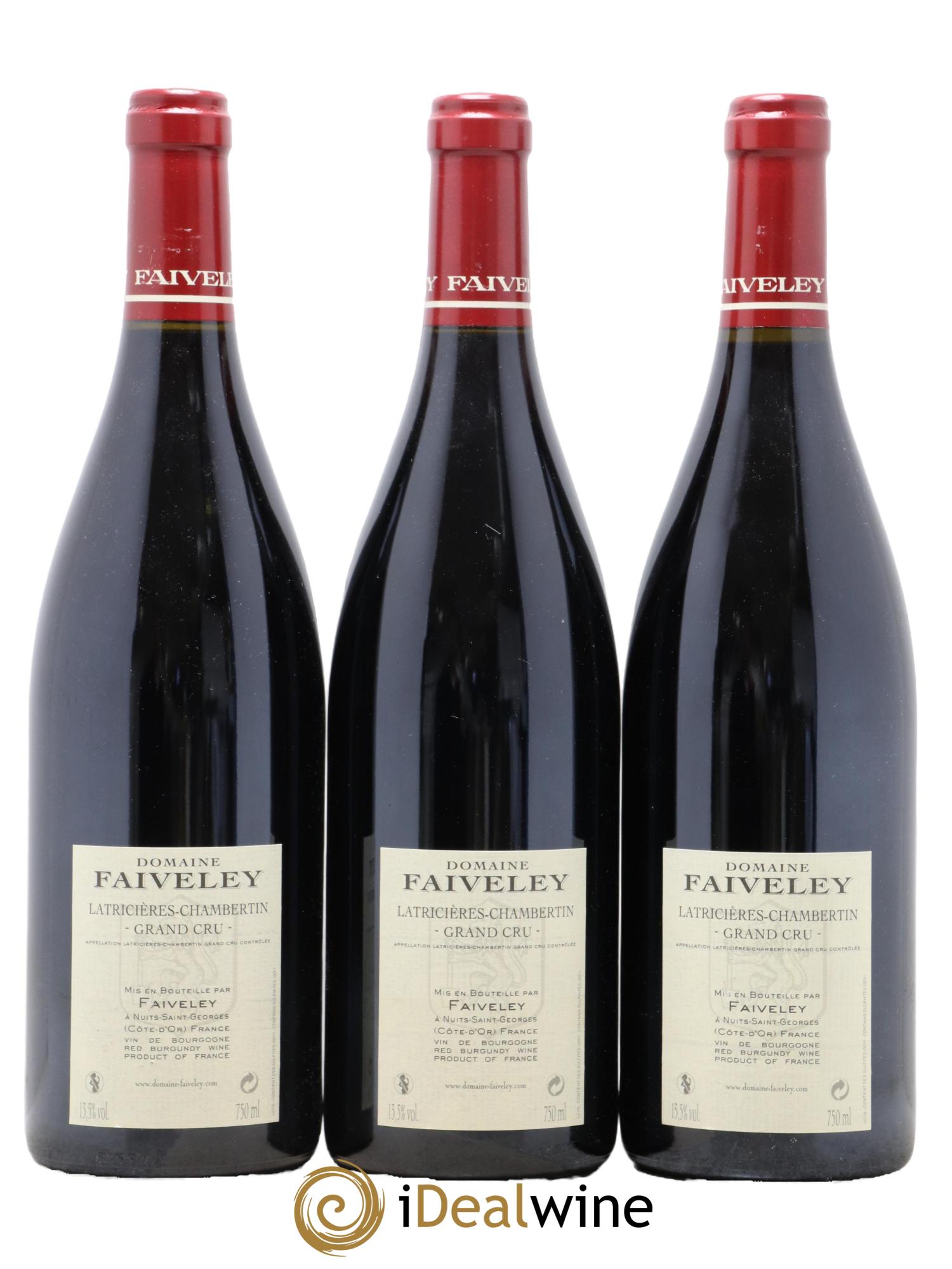 Latricières-Chambertin Grand Cru Faiveley 2016 - Lot de 3 bouteilles - 1