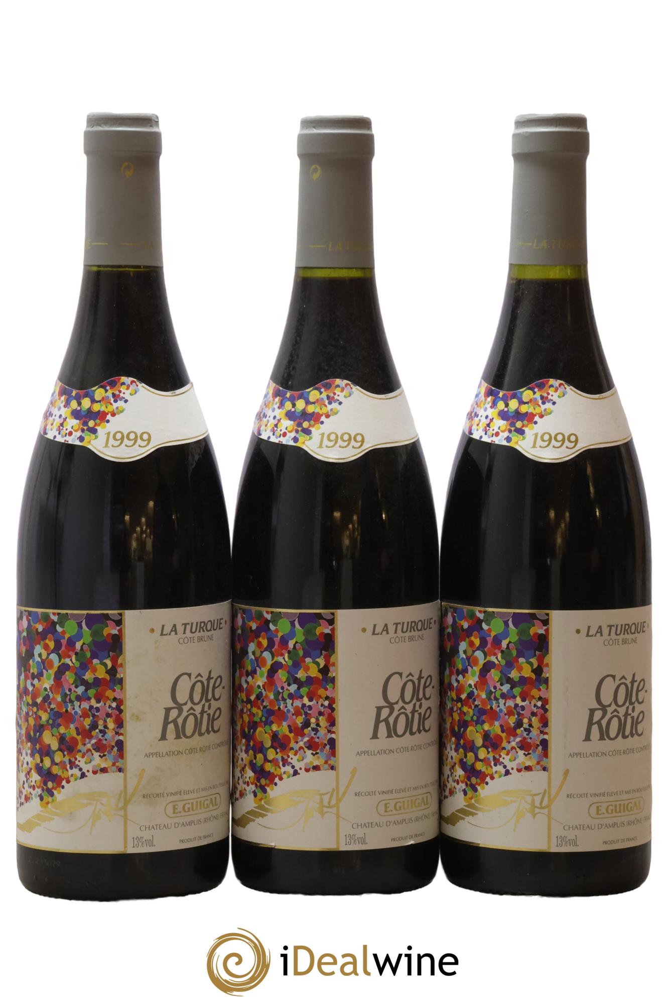 Côte-Rôtie La Turque Guigal 1999 - Lot de 6 bouteilles - 1